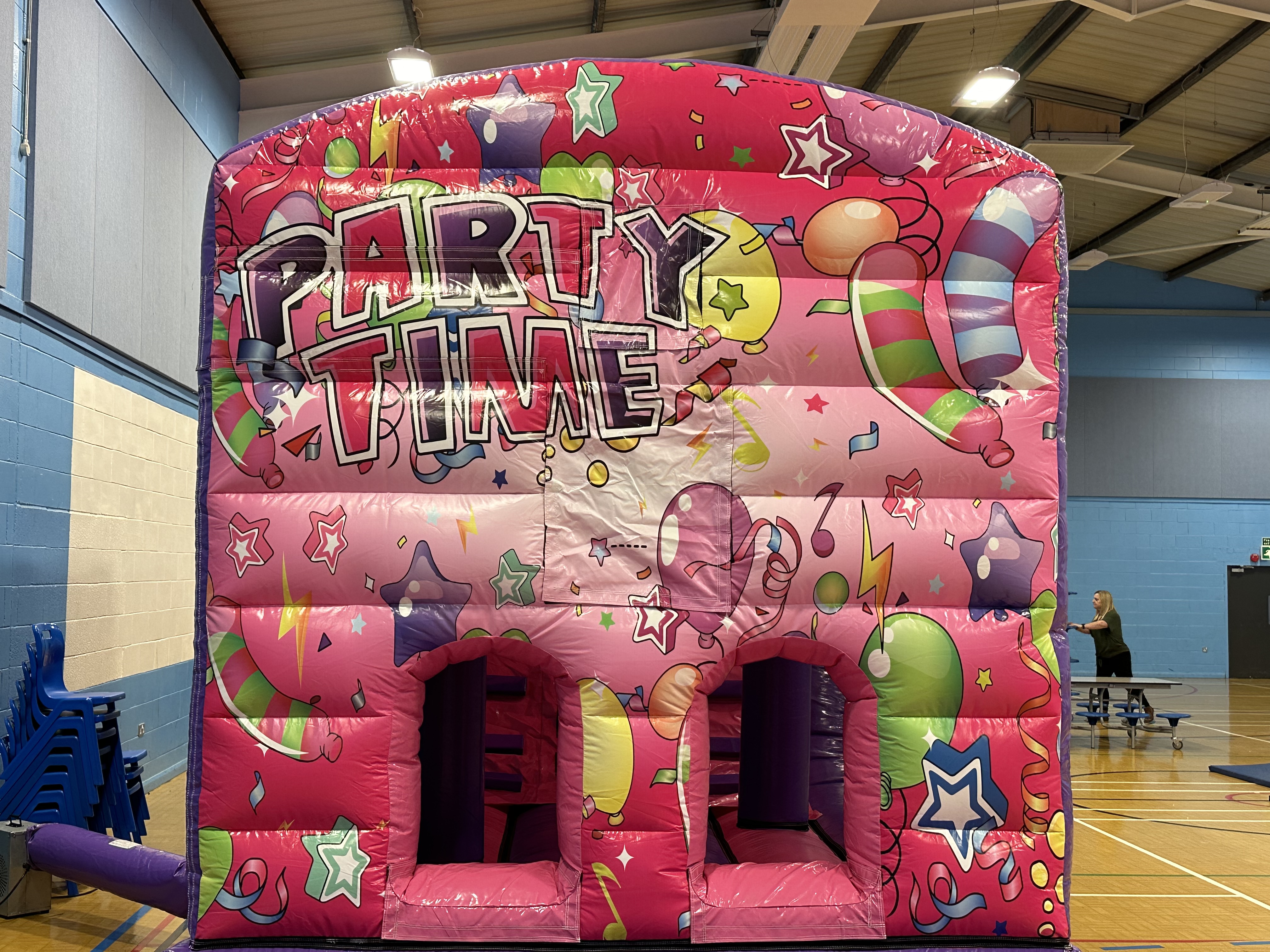 Inflatble Expert Pink Assault Course Hire | Yorkshire's Top-Rated Inflatable Experts