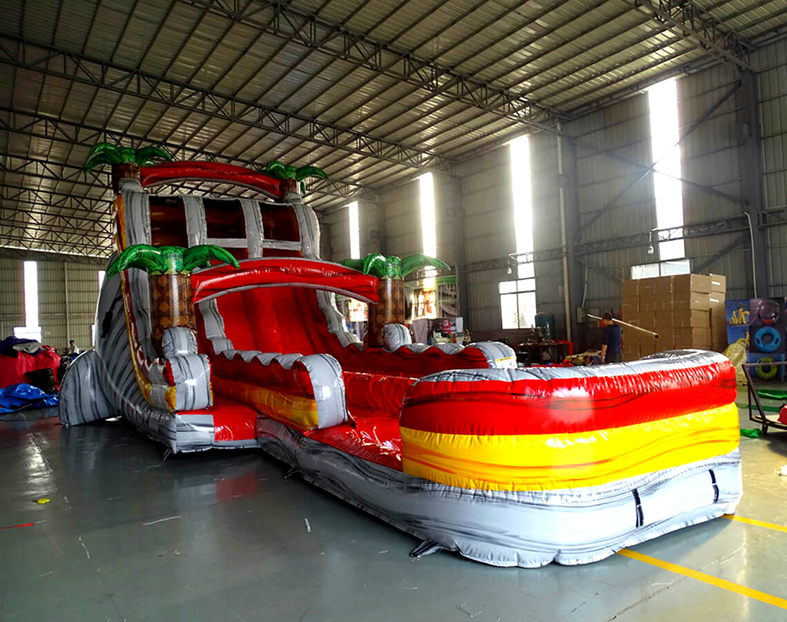 Lava Falls Adventure (Dual Lane Hybrid) Best Bounce House Rentals