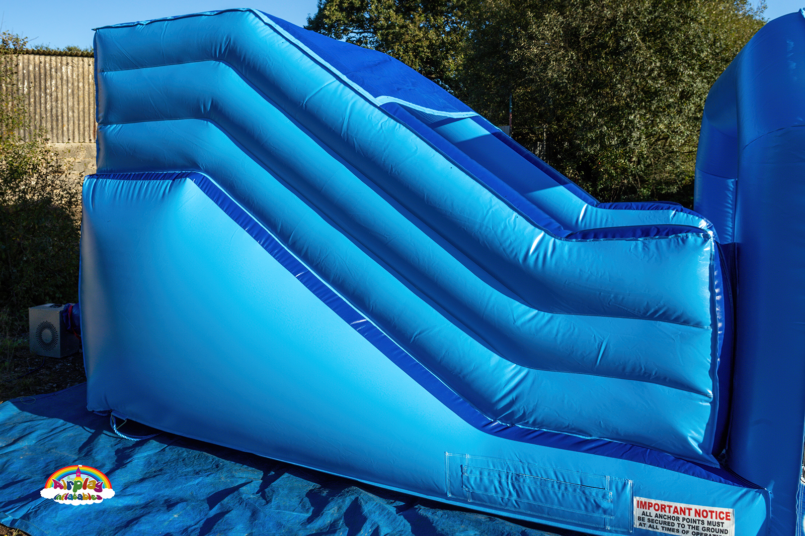 Party Fun Inflatable Slide 12x12x8ft - Bouncy Castle & Soft Play