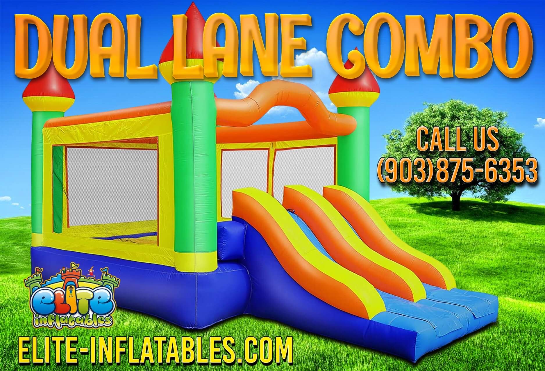Combo Bounce Houses Best Party Rentals service in Corsicana, TX and