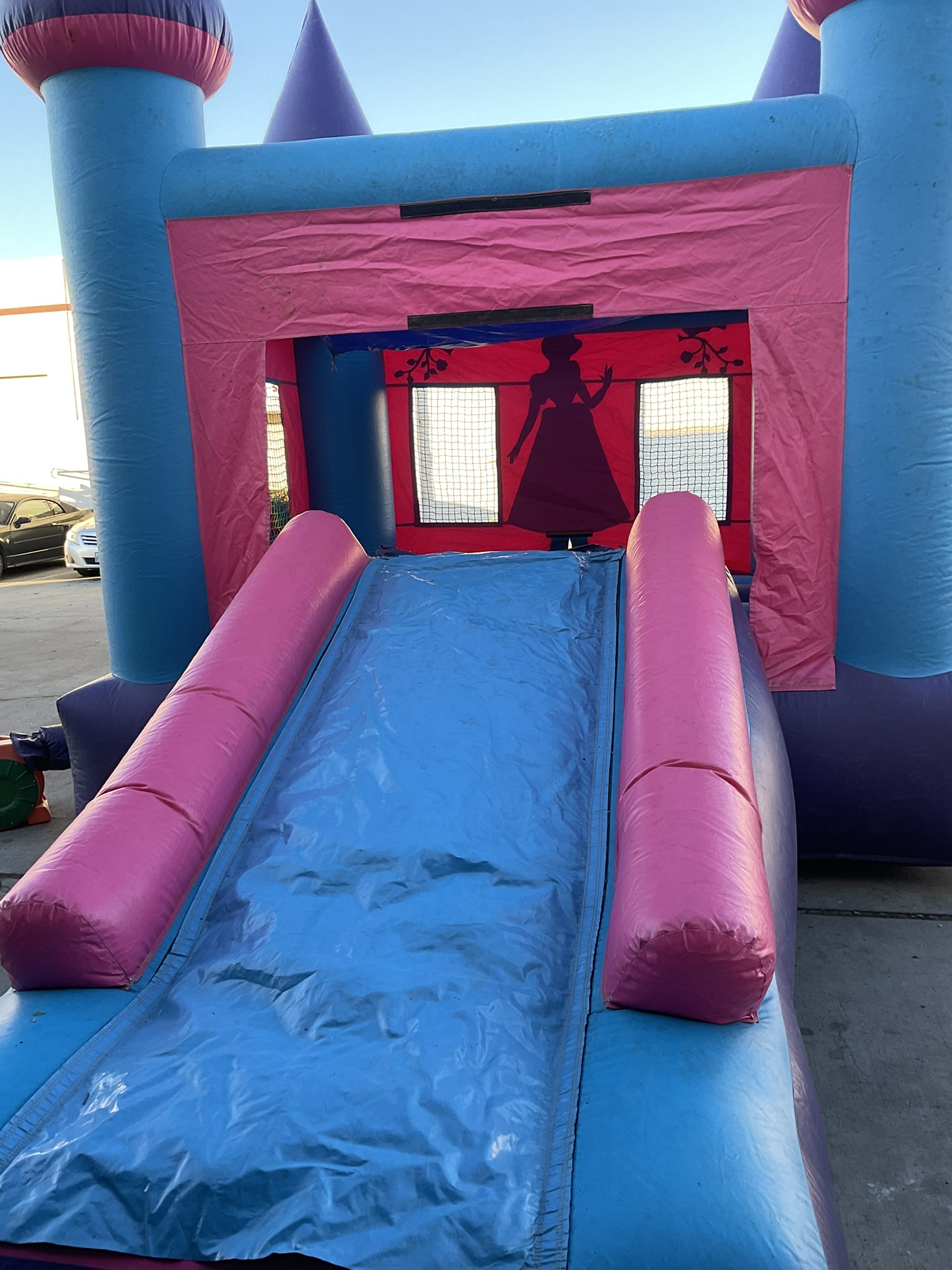 FOR SALE USED Pink Princess Combo Best Bounce House Inflatables