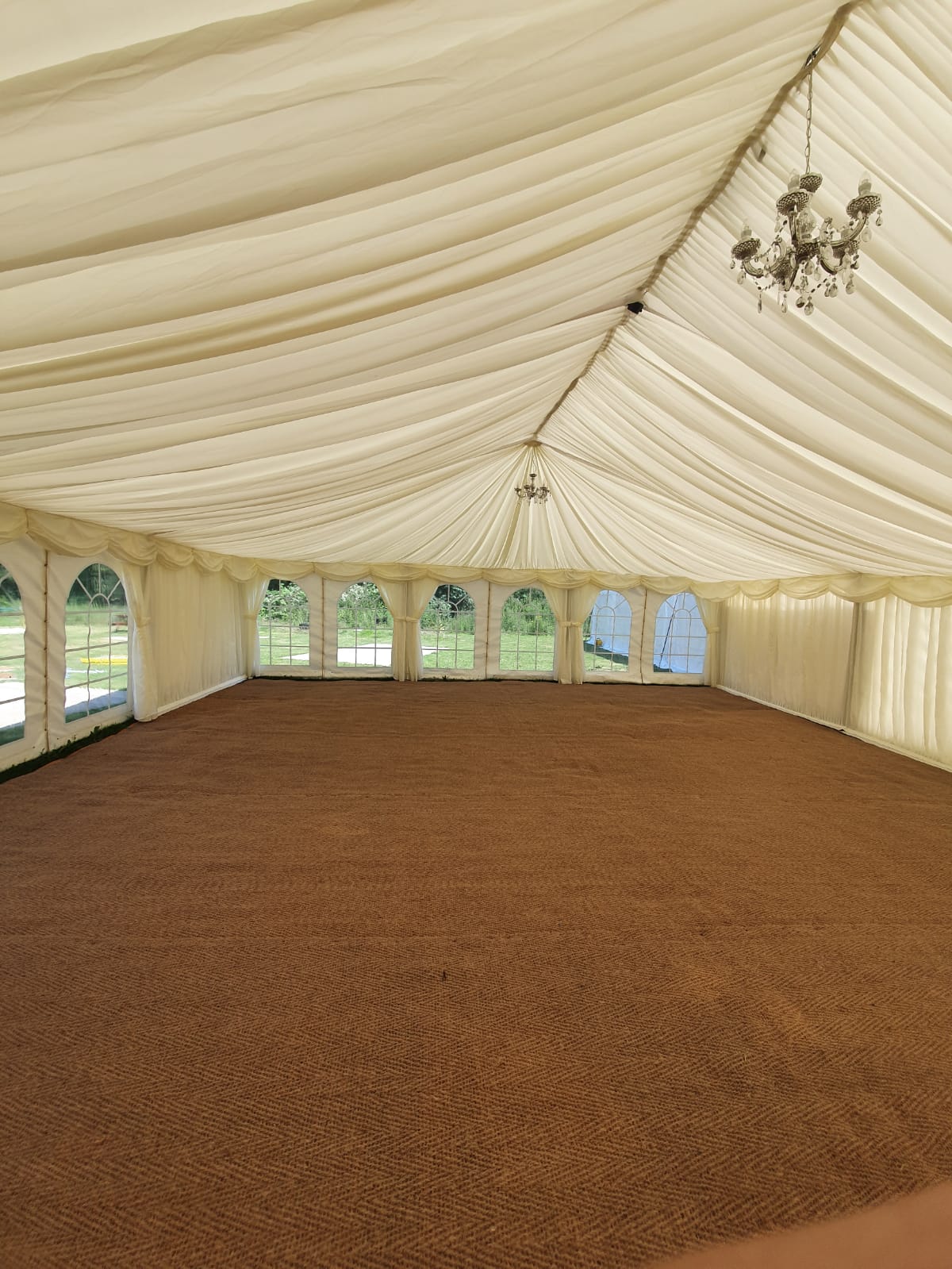 Marquee Linings - Hire in West Sussex