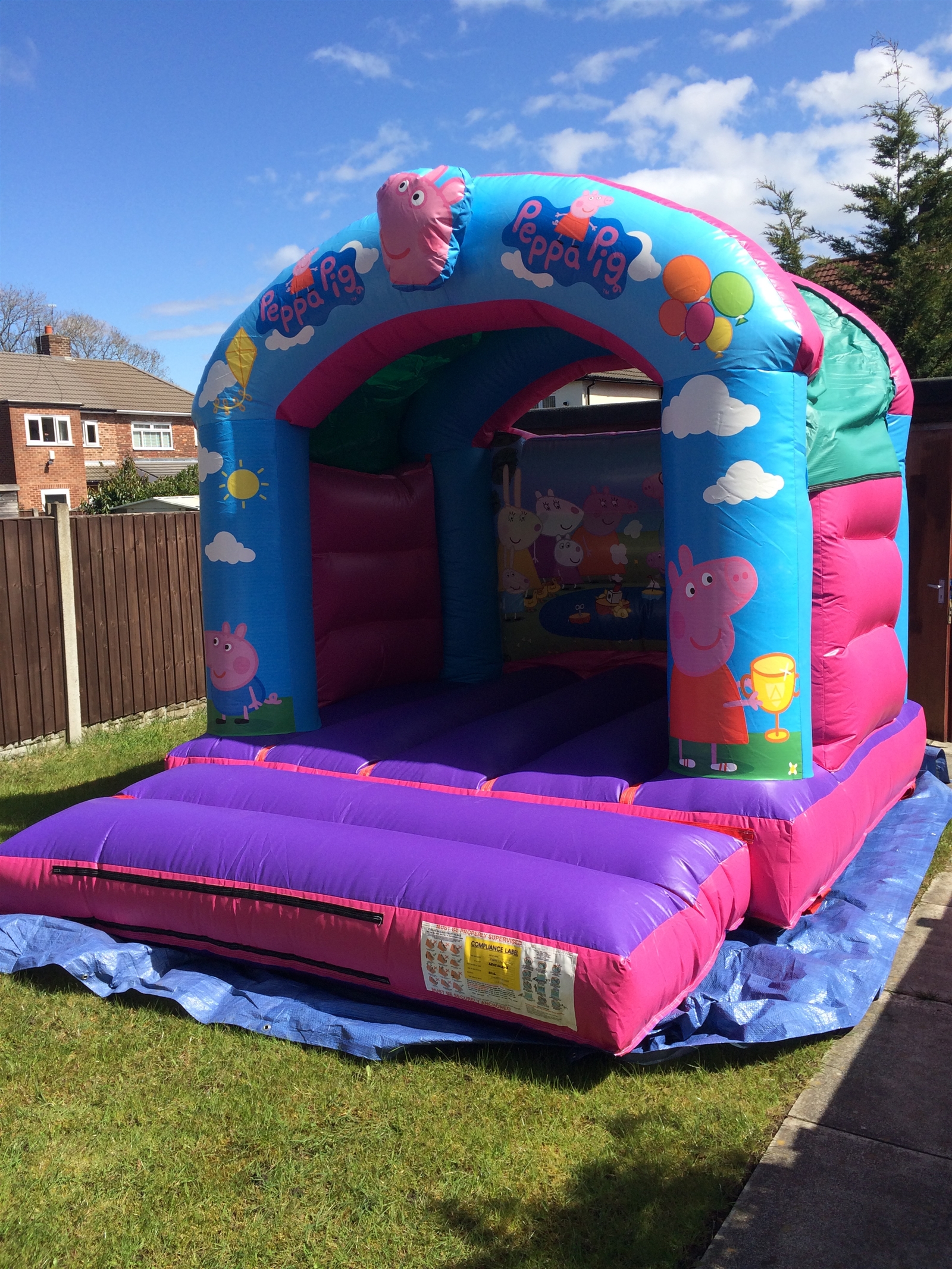 peppa pig bouncy castle hire