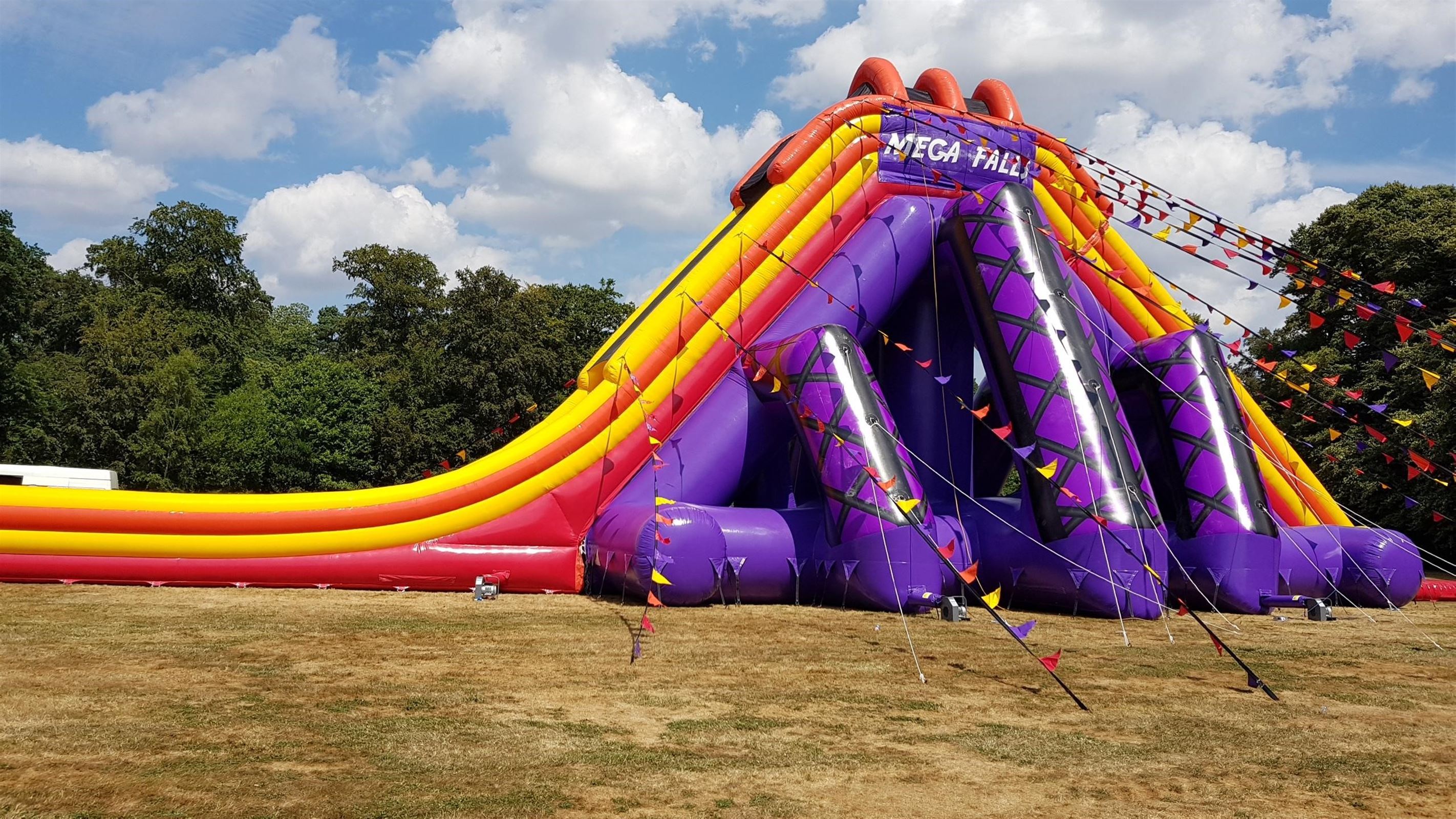 Mega Falls Slide / Water Slide (THE LARGEST SLIDE IN THE WHOLE OF