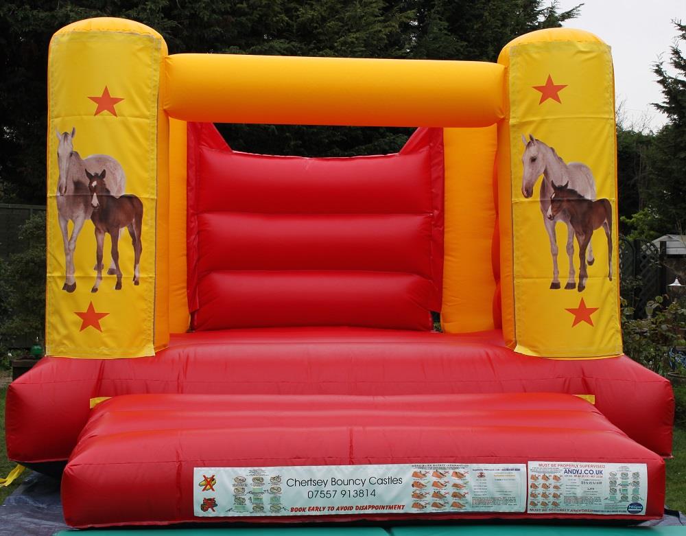 Horses & Ponies Themed Bouncy Castle 15ft Long x 12ft Wide x 9ft High