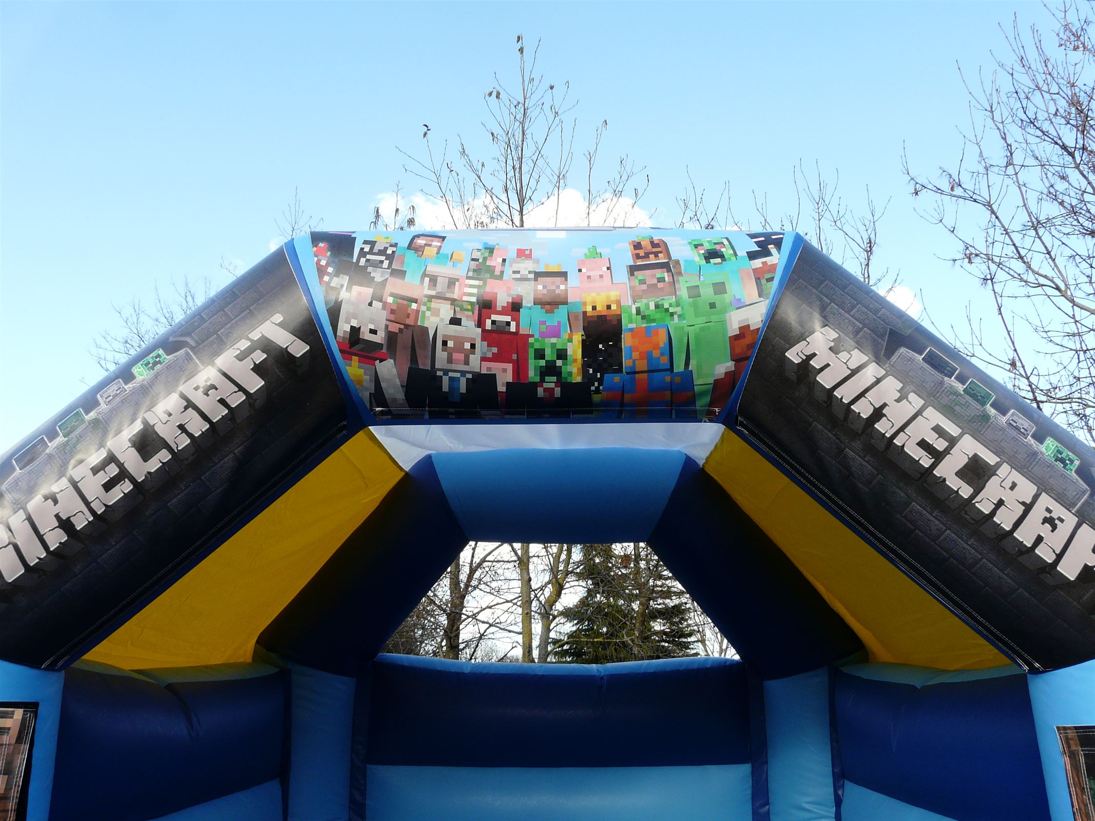 minecraft bouncy castle