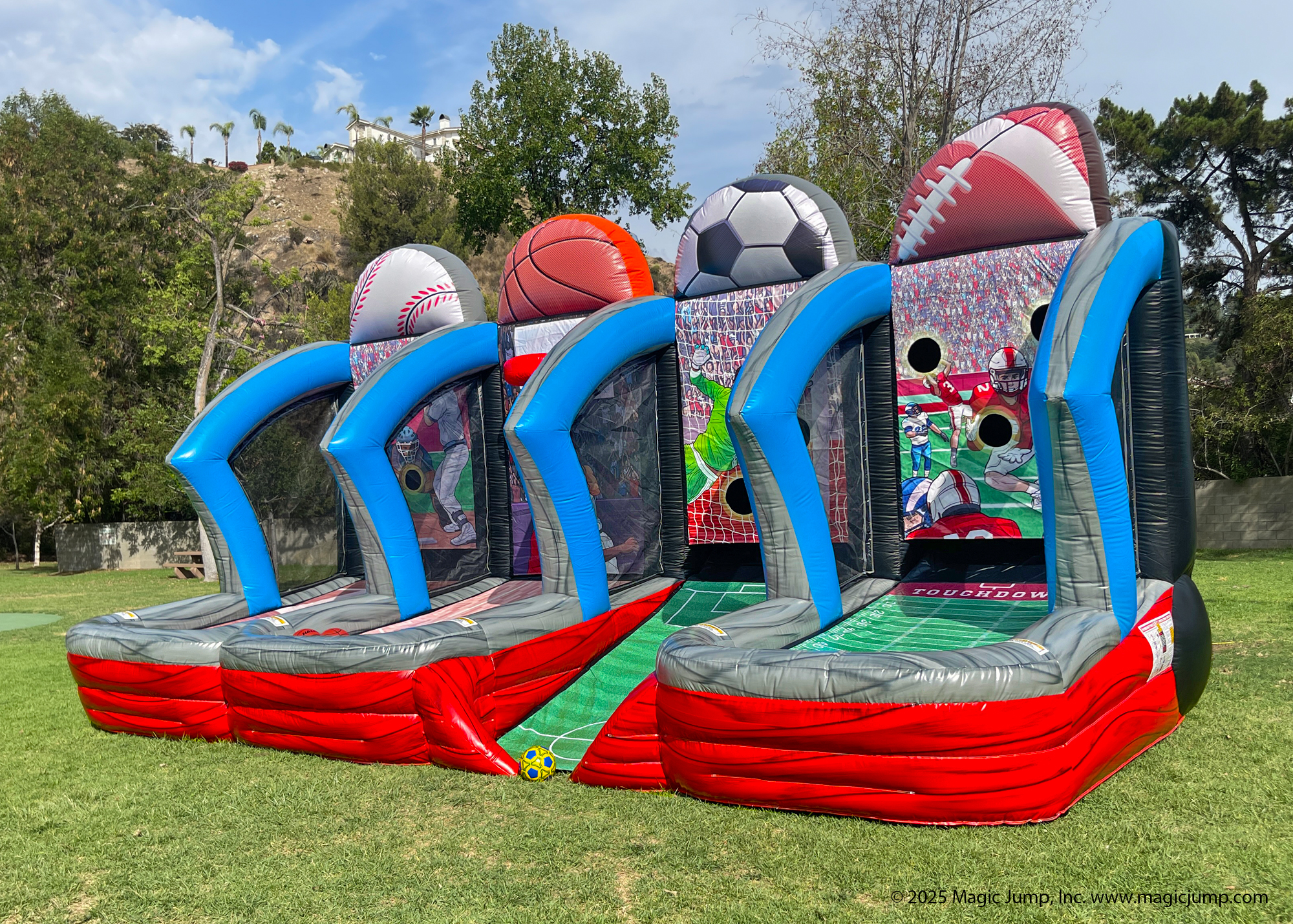 4 in 1 Sports Shootout - Inflatable Bounce Houses & Water Slides for ...
