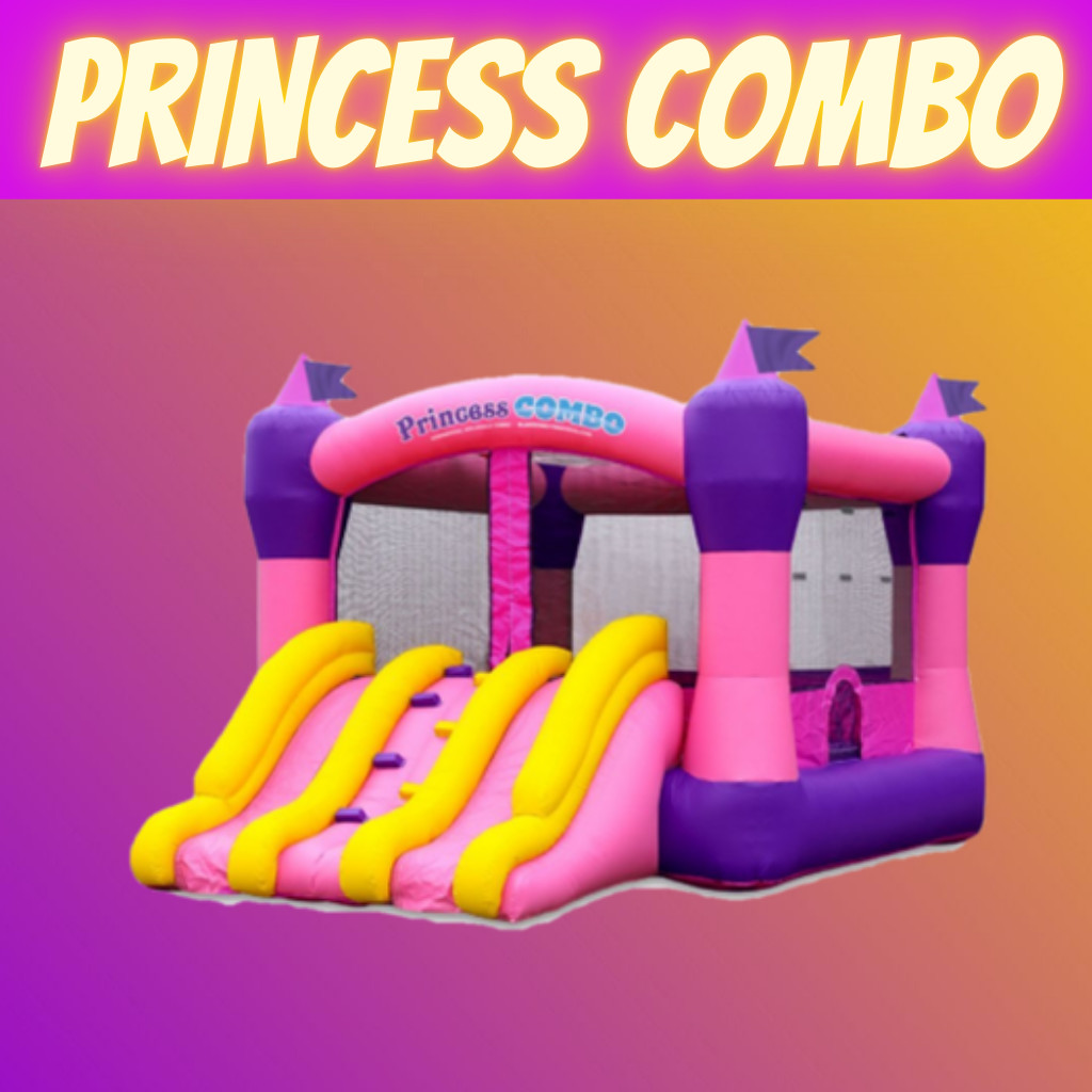 BOUNCES HOUSE WITH SLIDE (DRY) Inflatable Party Rentals & Concessions