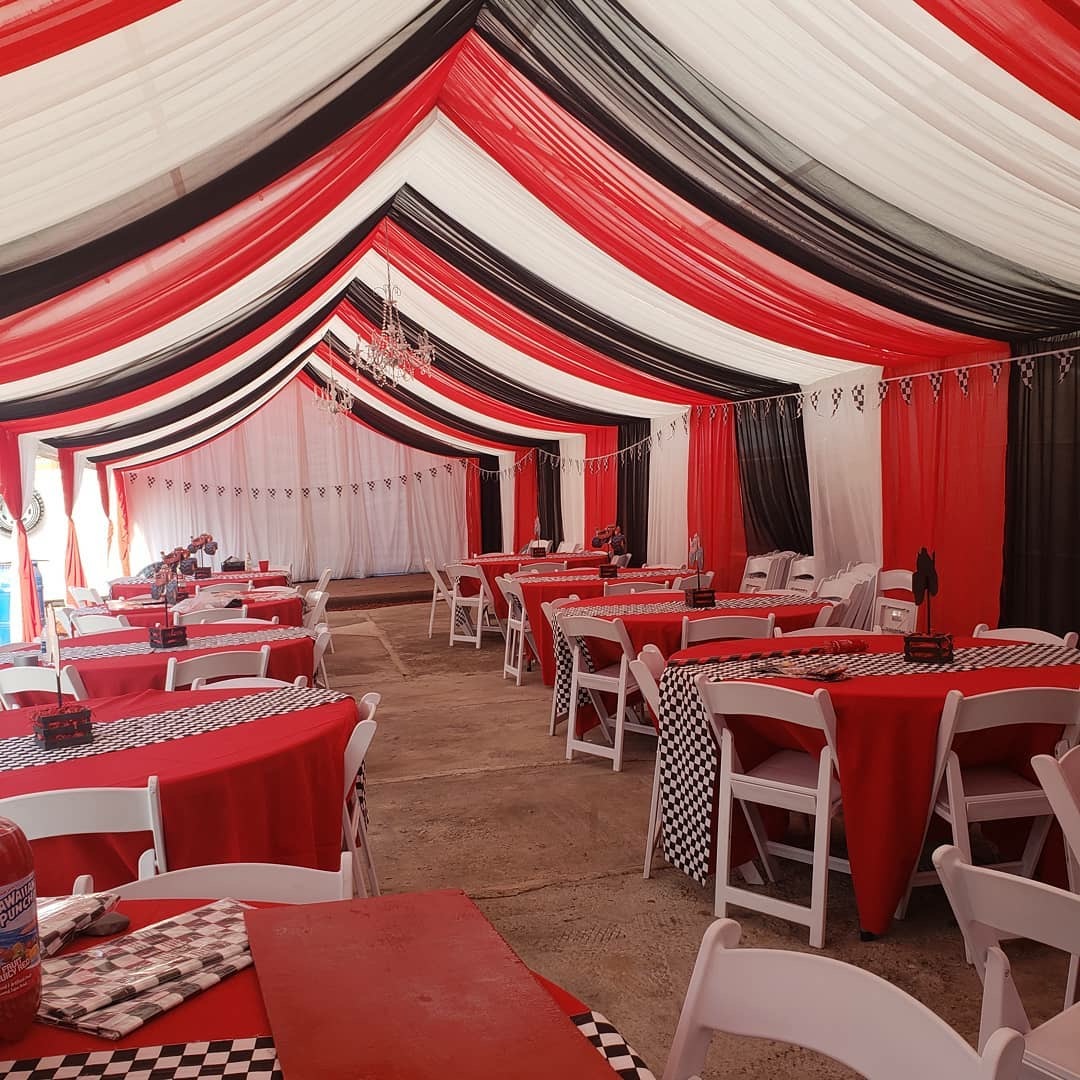 Tents with draping any color available - Hire in California | Seven ...