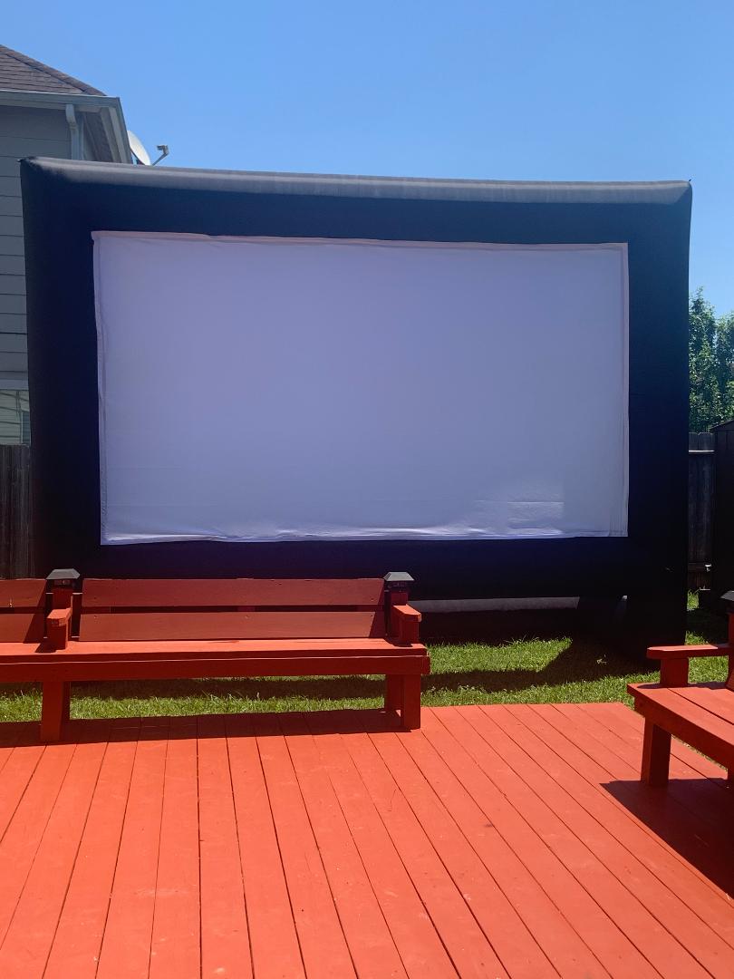 Giant Inflatable Movie screen(16ft x 12ft) - Best rentals service in ...