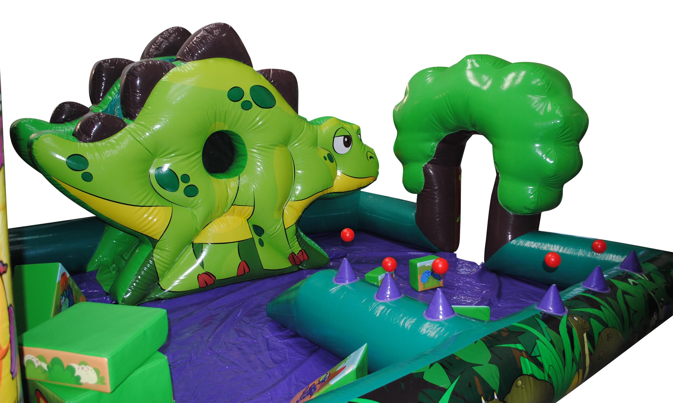 21 x 16ft Dinosaur Playzone JV Bouncy Castle Hire Farnborough