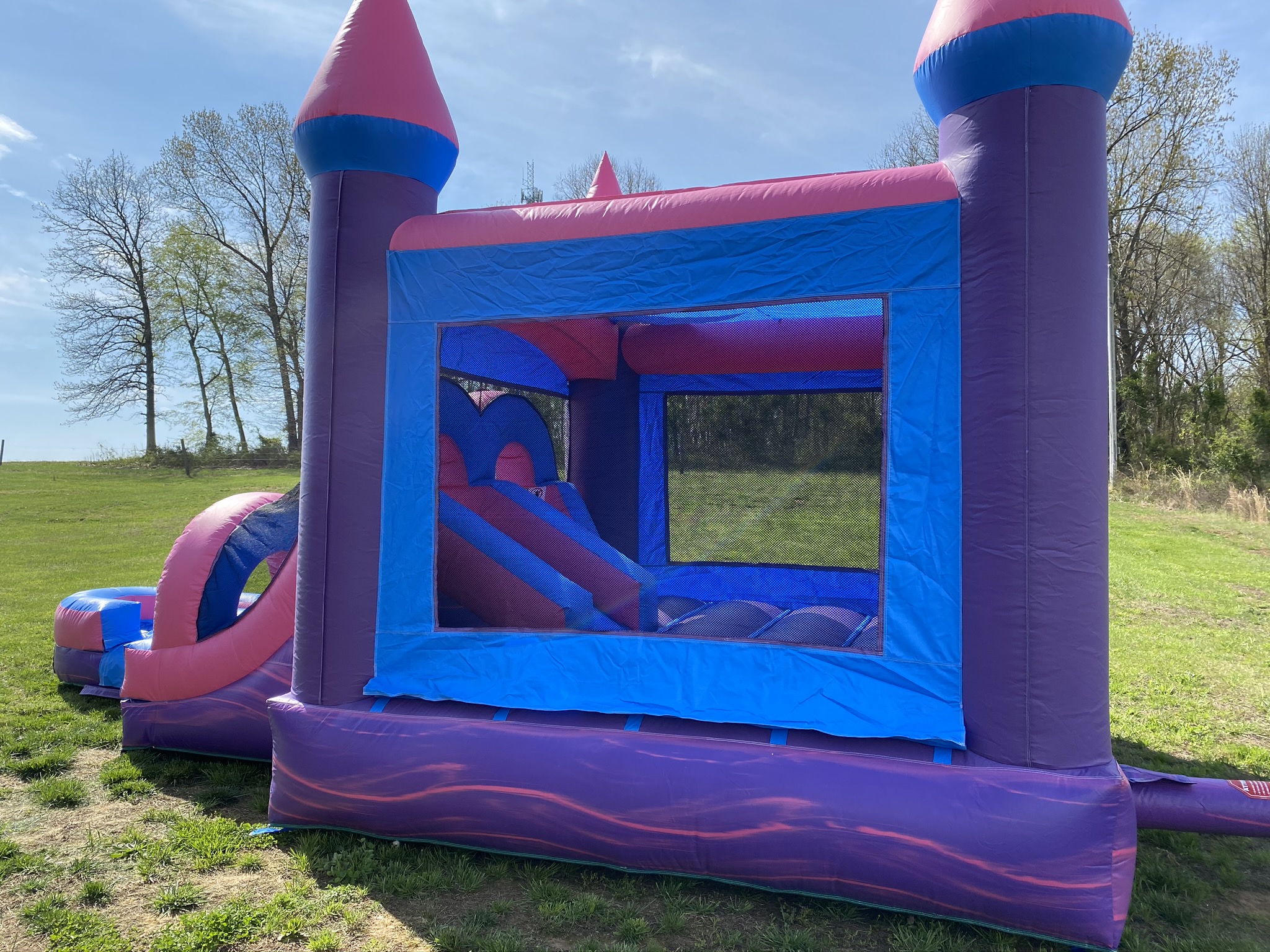 Pink/Purple Kids' Combo (wet or dry) - Inflatable Bounce Houses & Water ...