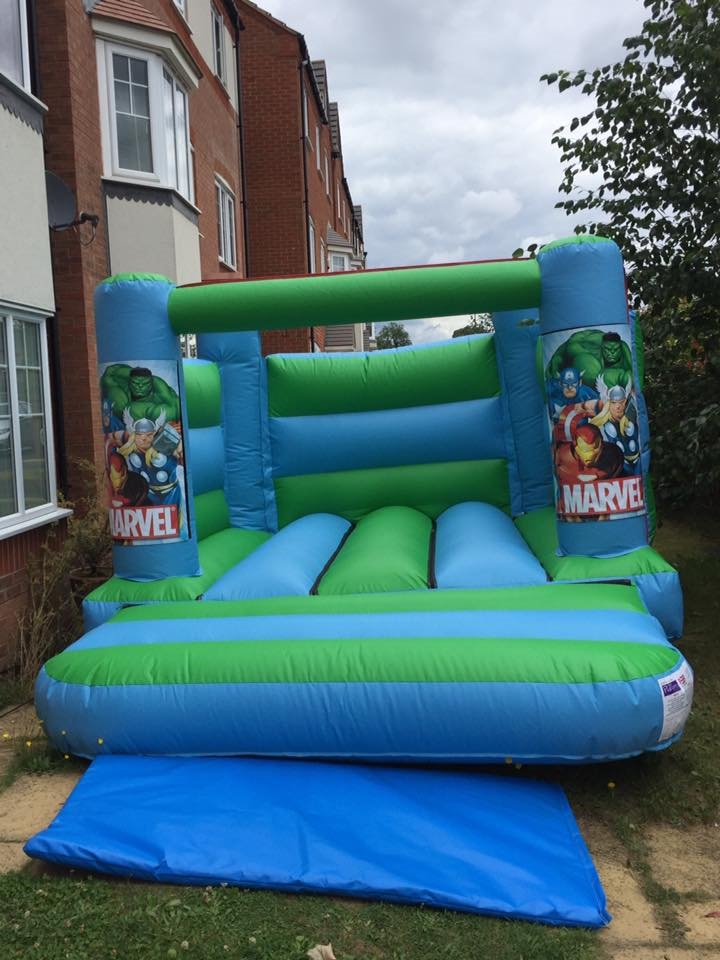 spiderman bouncy castle hire