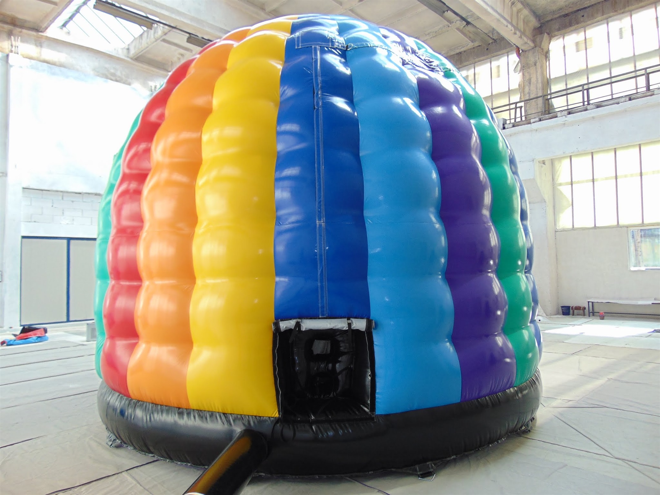 Disco Dome with Internal Slide - Bouncy Castle Hire in Leeds, Bradford ...