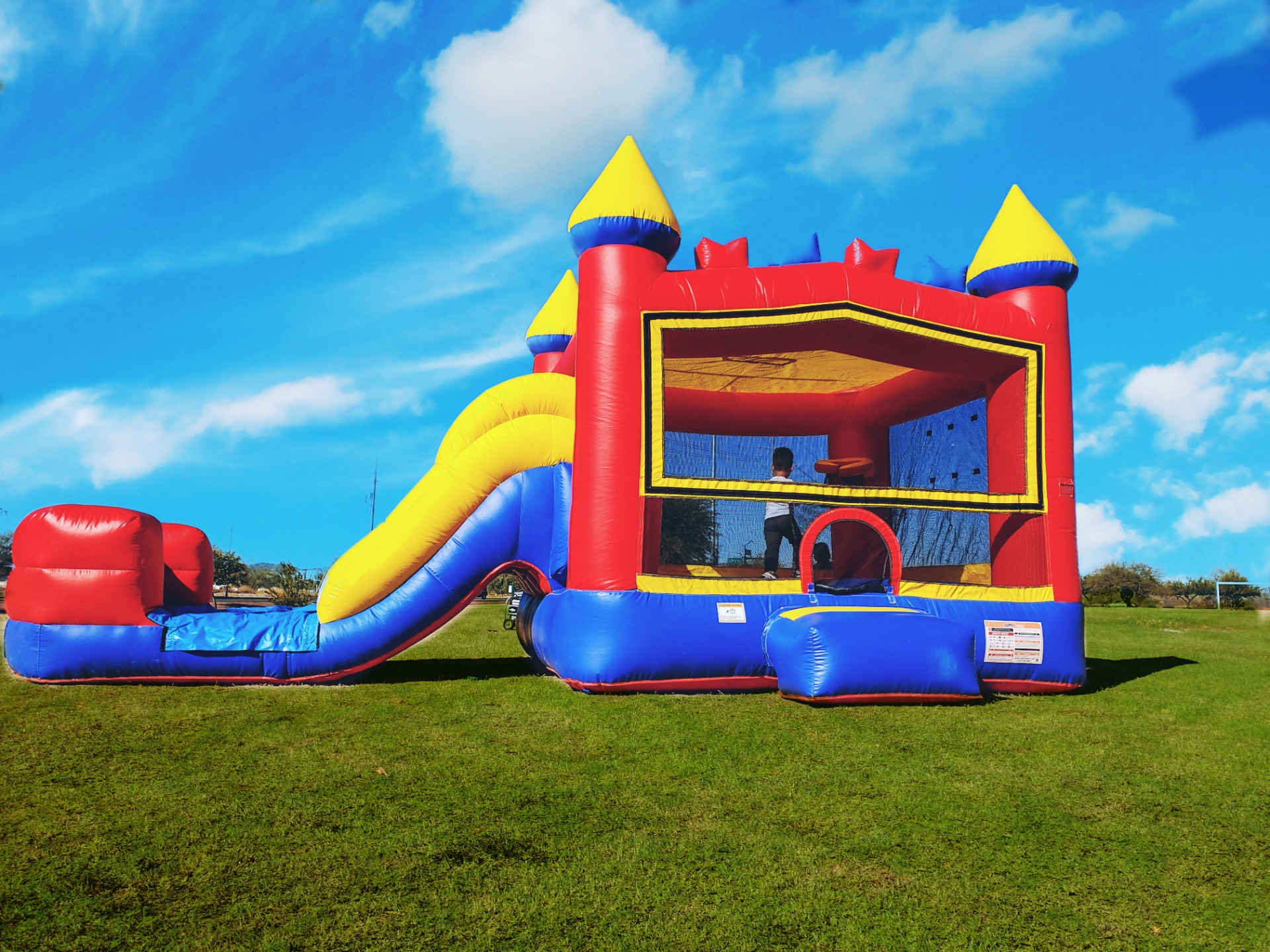 Bounce House Combo Slides for rent in Phoenix, Glendale, and more