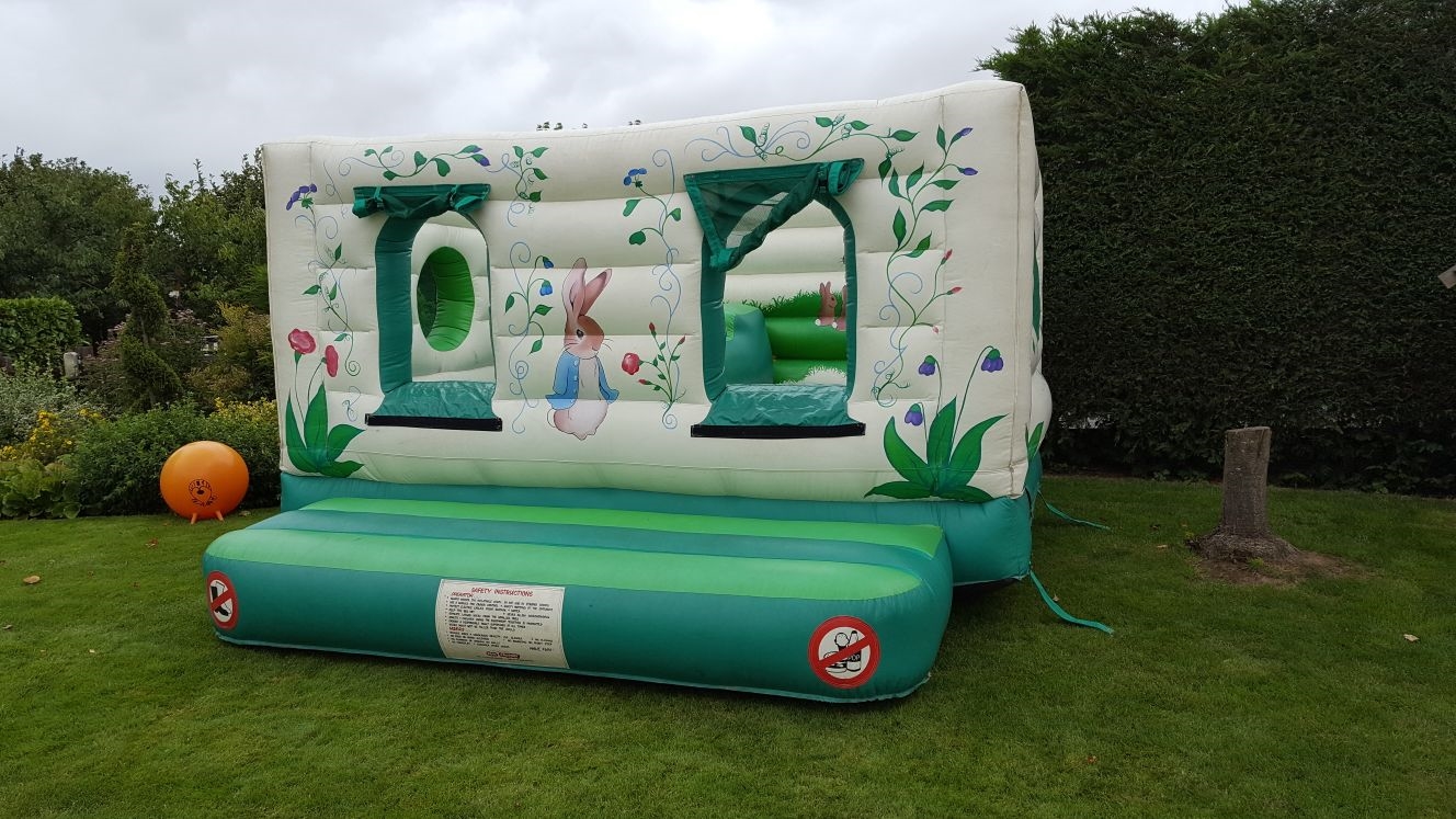 peter rabbit bouncy castle hire