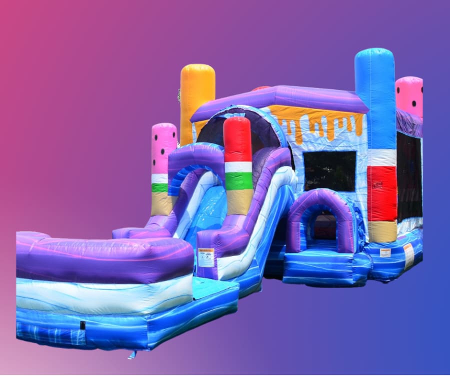 Ice Pop Bounce & Splash Pad Best Bounce House Rentals service in
