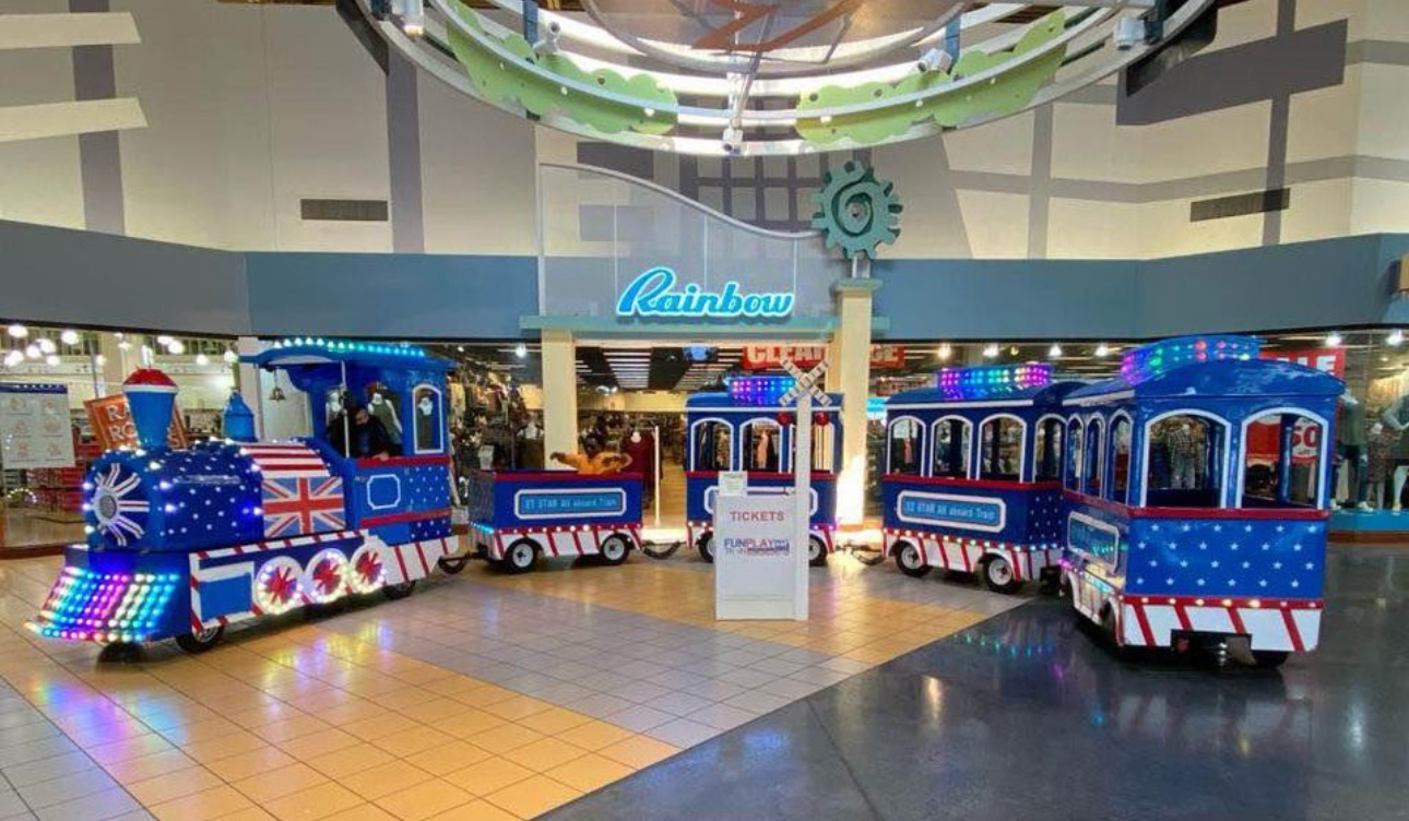 Blue Rents Express Trackless Train