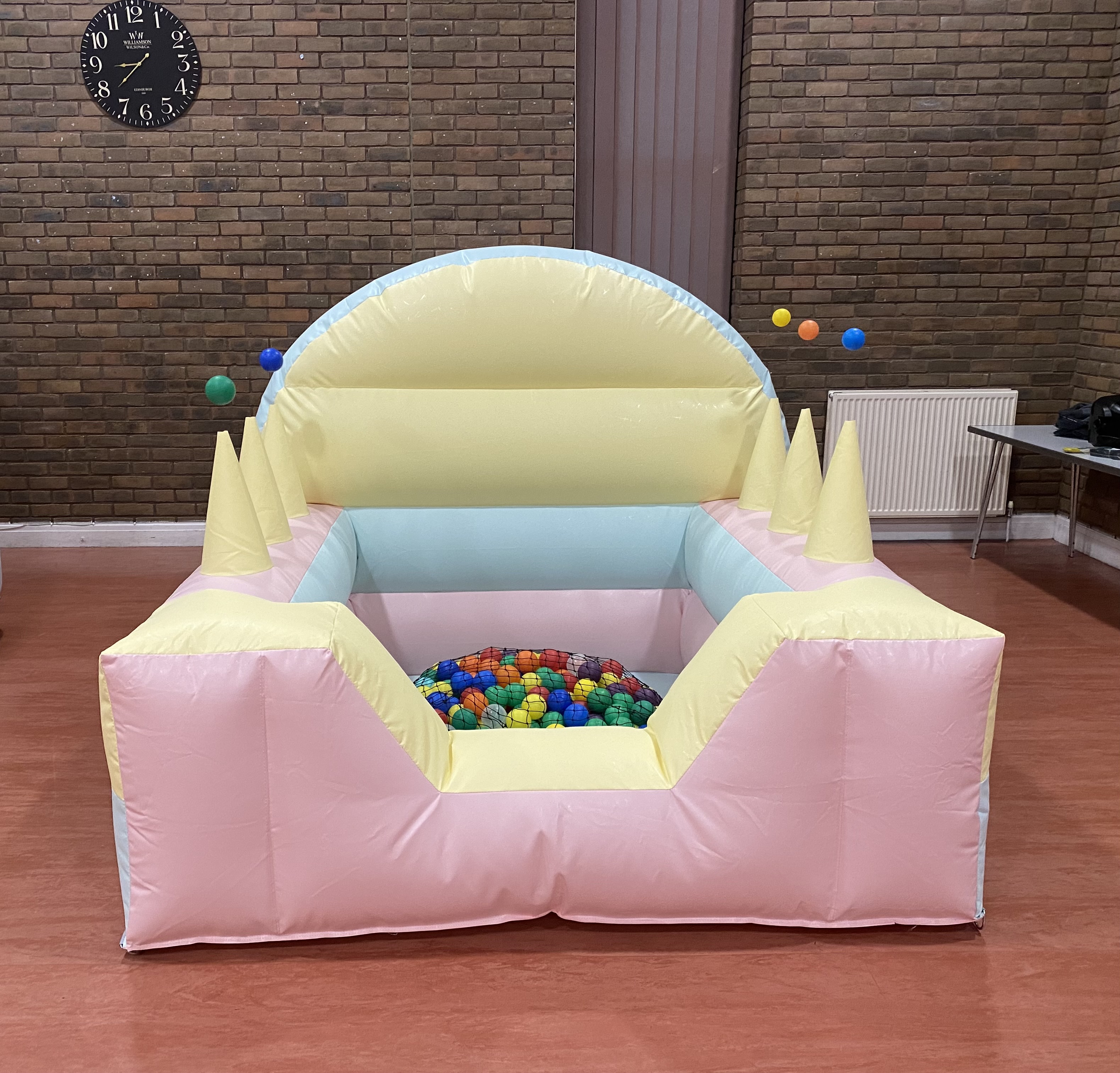 Ultimate Flumpy Pastel Party Package - Bouncy Castle, Ball Pit & Soft ...