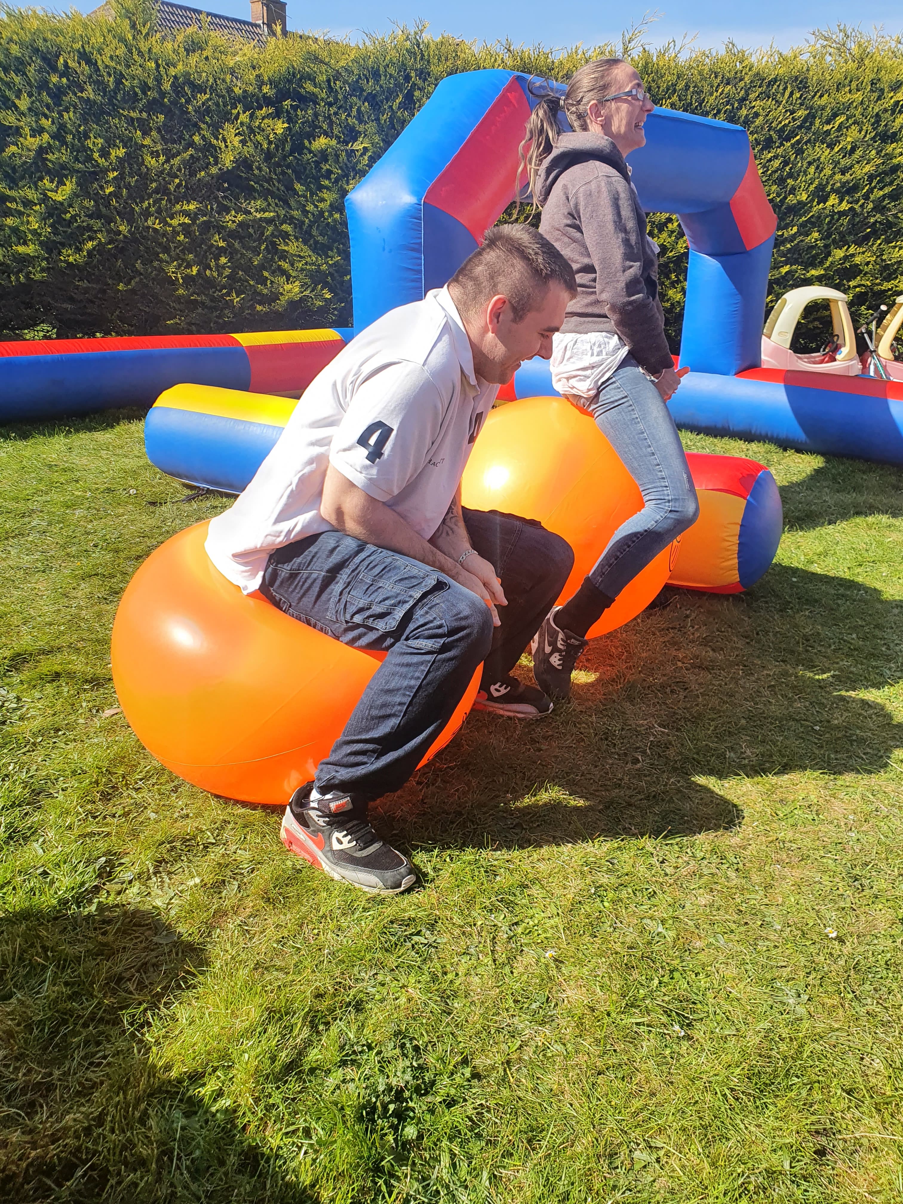 Bounce any hire must be off their hopper. Great party addition