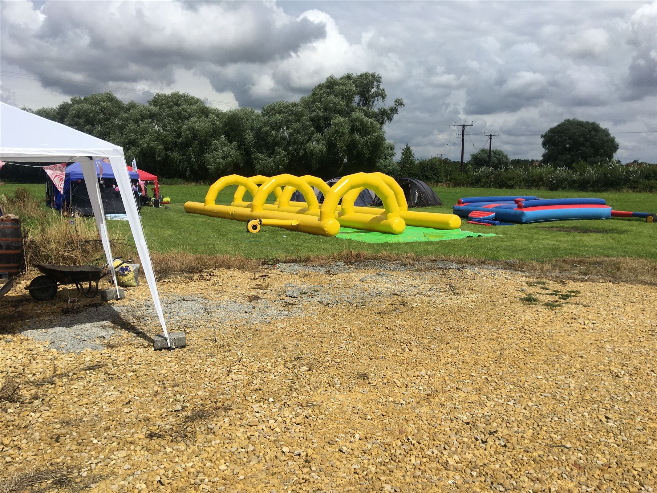 bouncy castle slip and slide