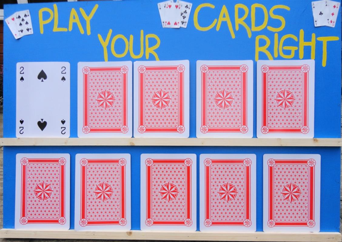Fairground Side Stall Play Your Cards Right Game Bouncy Castles Fairground Side Stall Play Your Cards Right Game Bouncy Castles