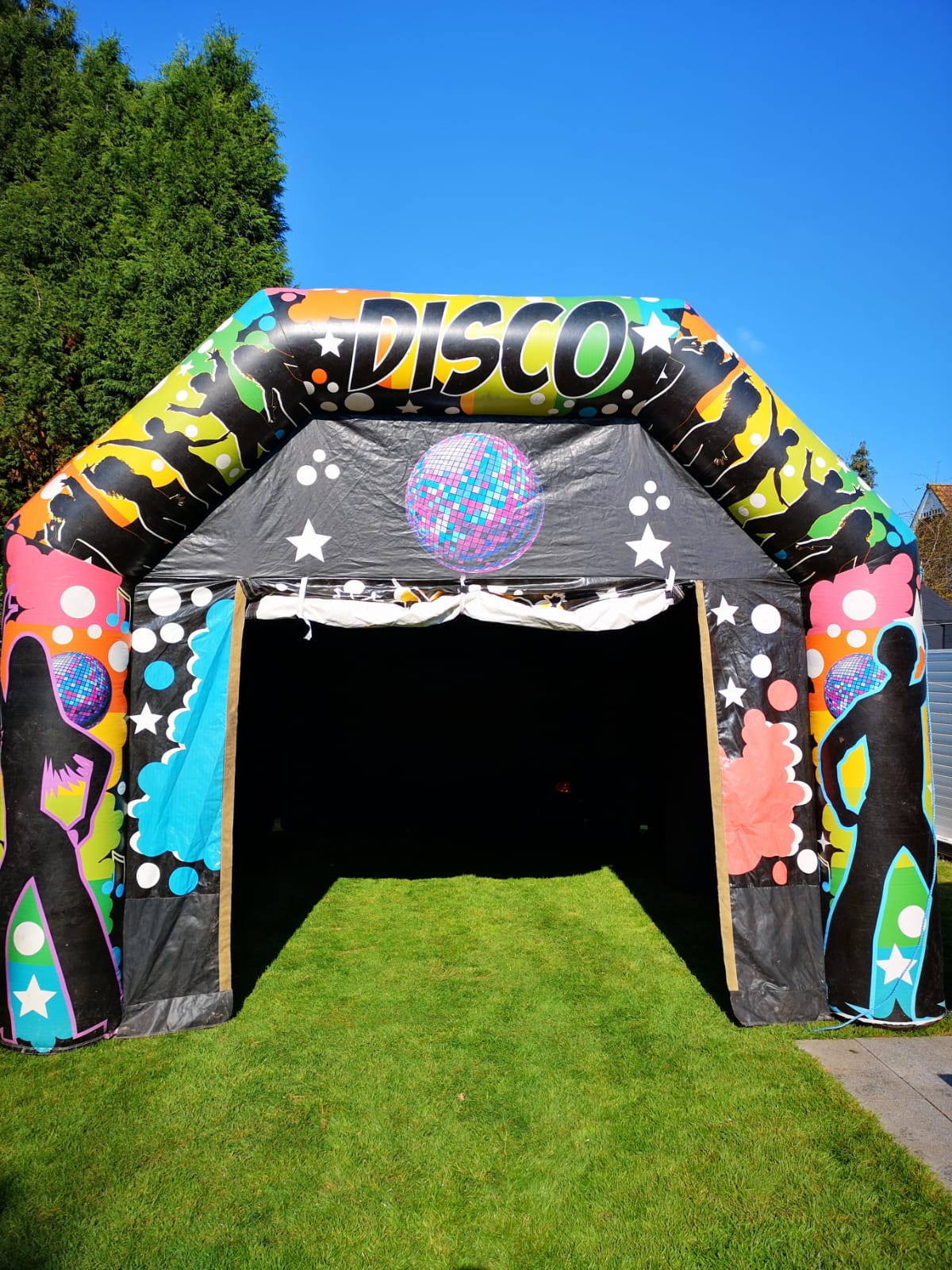 bouncy disco dome hire