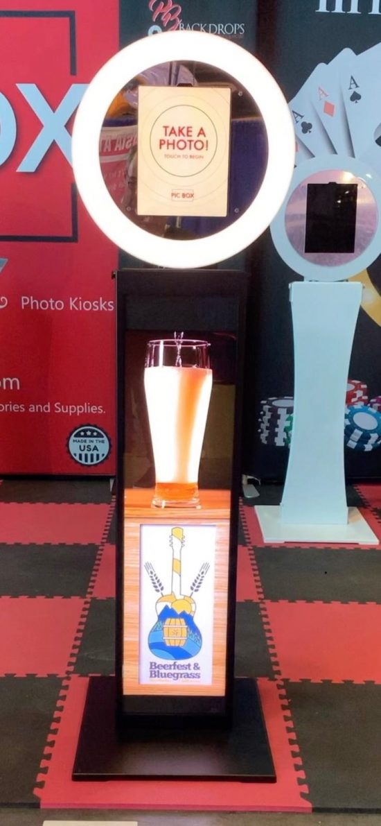 Photo Booth W/TV Best Tent Rental, Bounce House Rental, Party Rentals