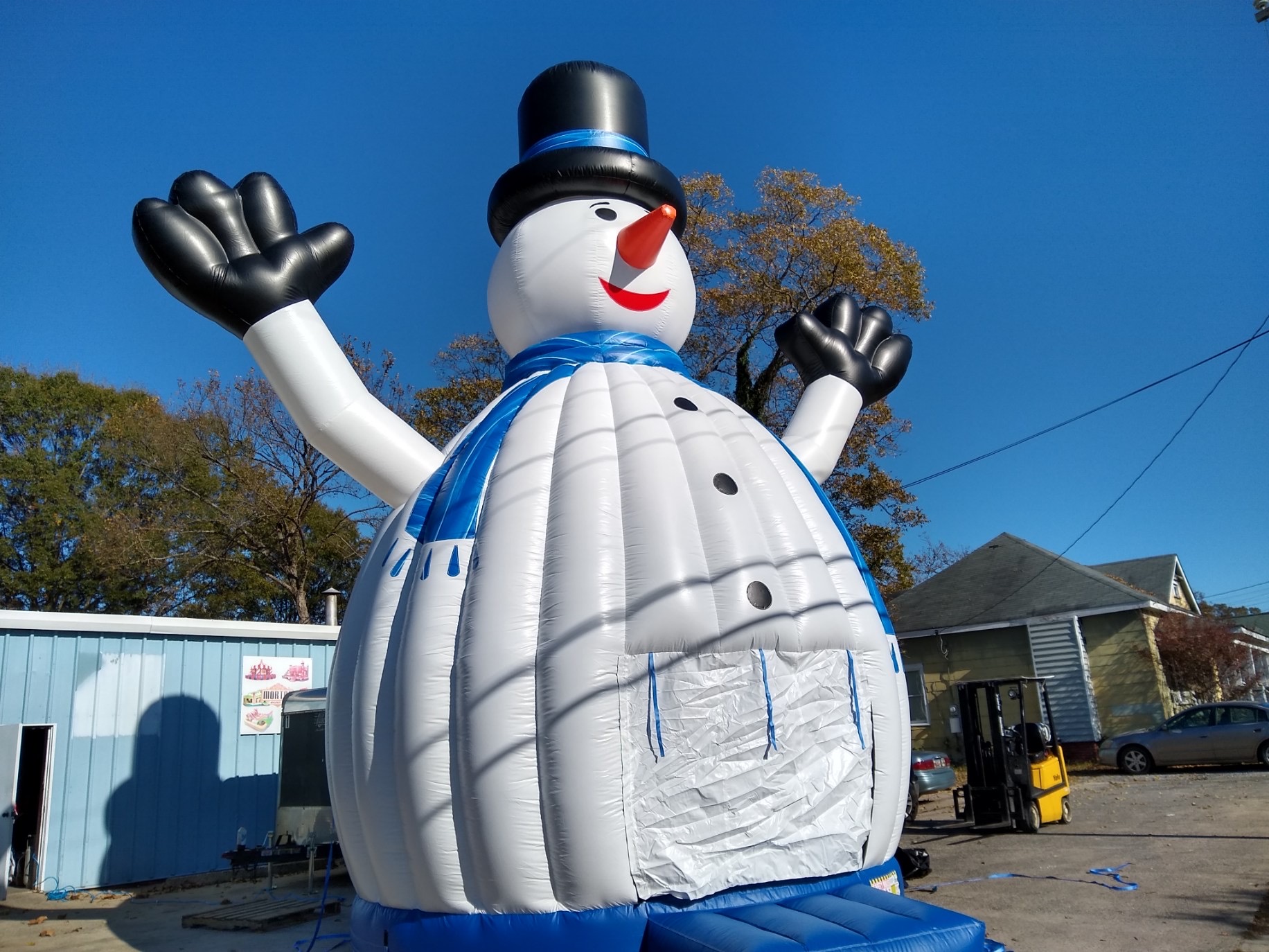 Morton Amusement InflatablesSnow Man bounce HouseRentalFort MillSC