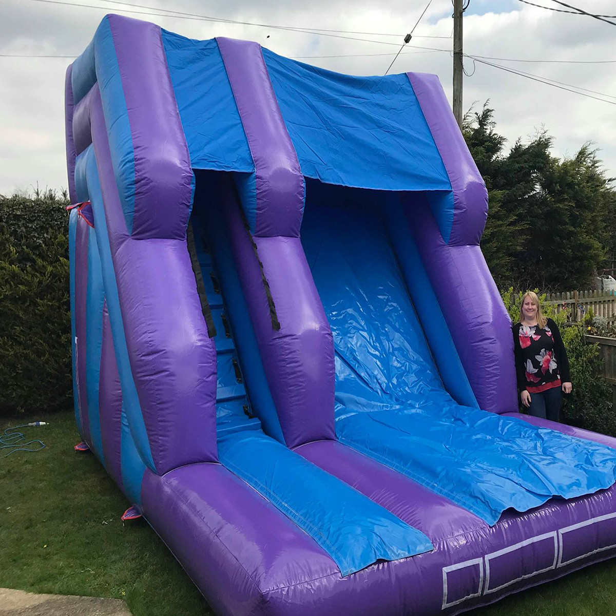 Inflatable Mega Bouncy Castle Slide Hire 3877