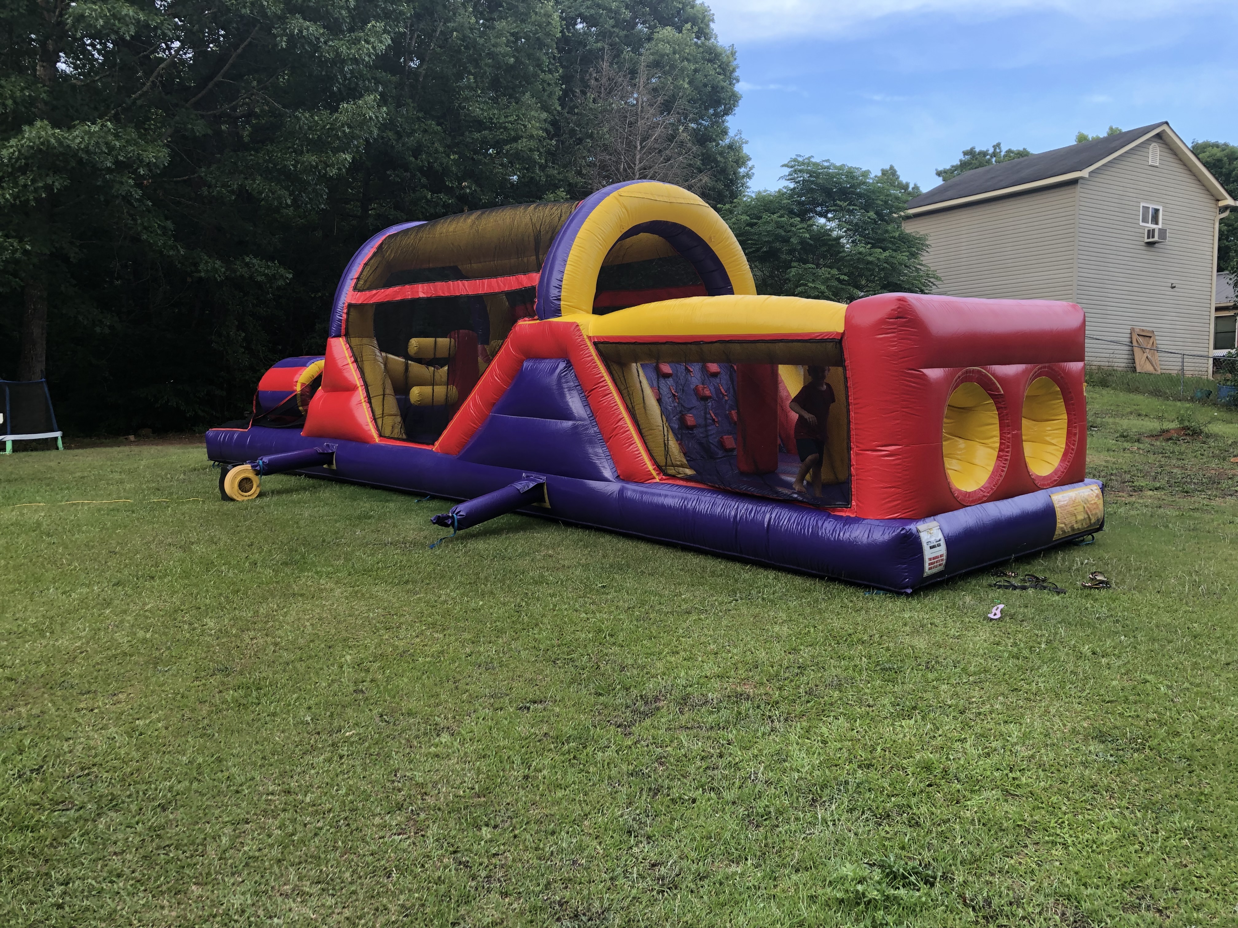 41’ Obstacle Course - Bounce House Rental in Ga | The Inflatable Farm