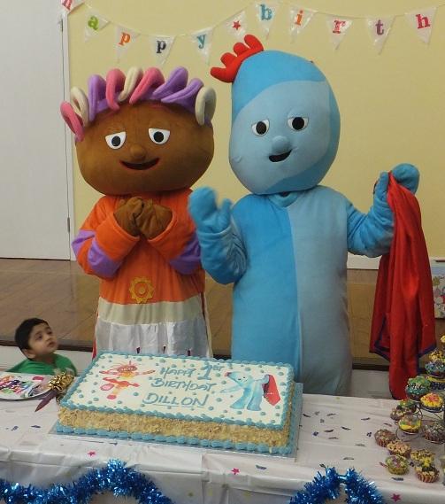 M-In the Night Garden Iggle Piggle Upsy Daisy Mascot Costumes