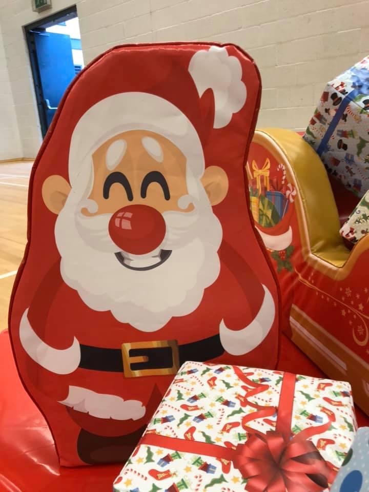 Santa & His Sleigh & Decorate a Christmas Tree Soft Play Best Bouncy