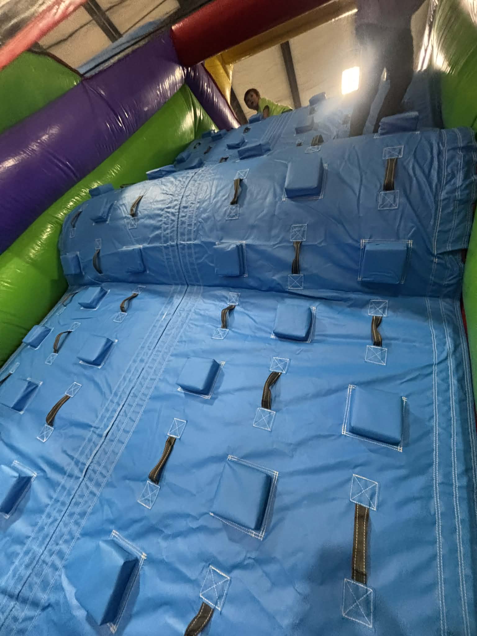 80-foot Retro Rock-Climbing Obstacle Course - Inflatable and Amusement ...