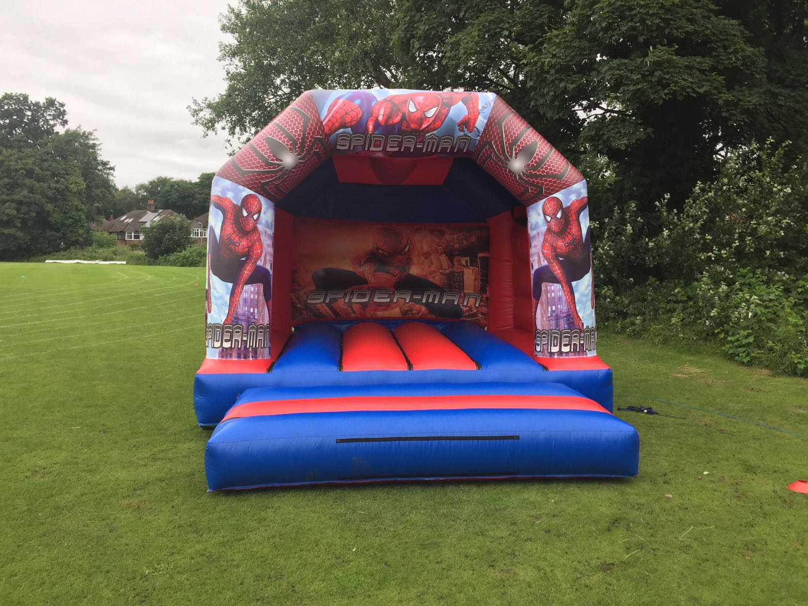 spiderman bouncy castle hire