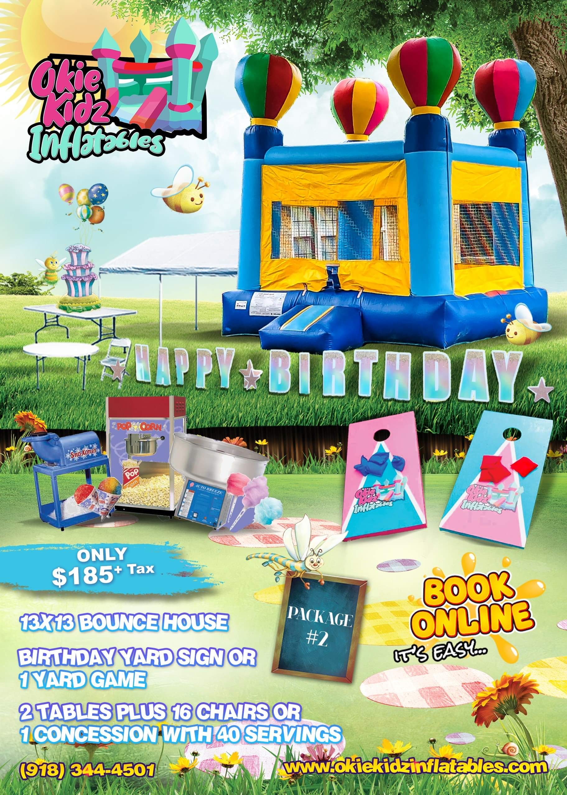 Birthday Packages - Hire in Oklahoma