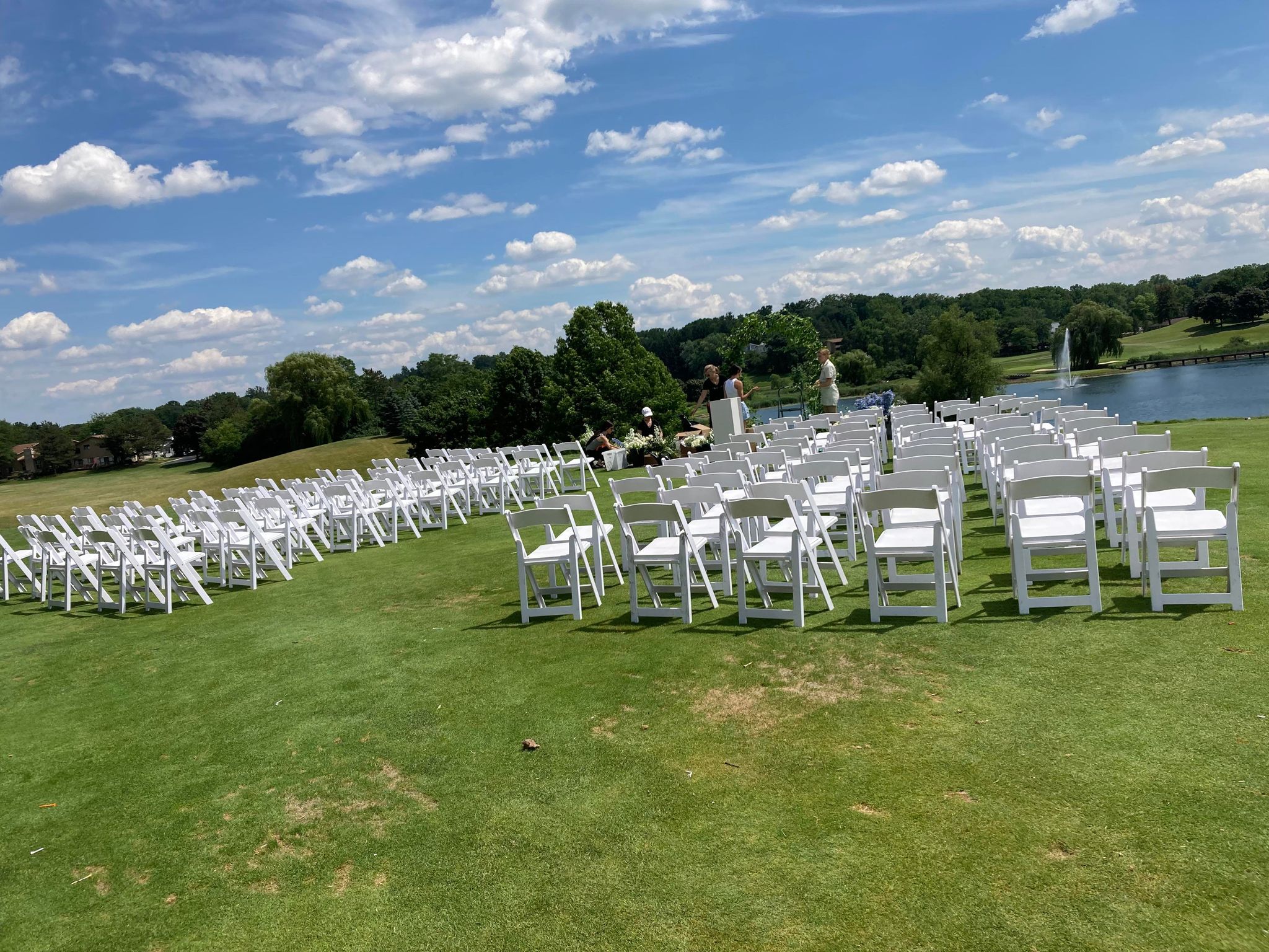 White Resin Folding Chairs Best Table & Chair Rentals service in Detroit & Surrounding Areas