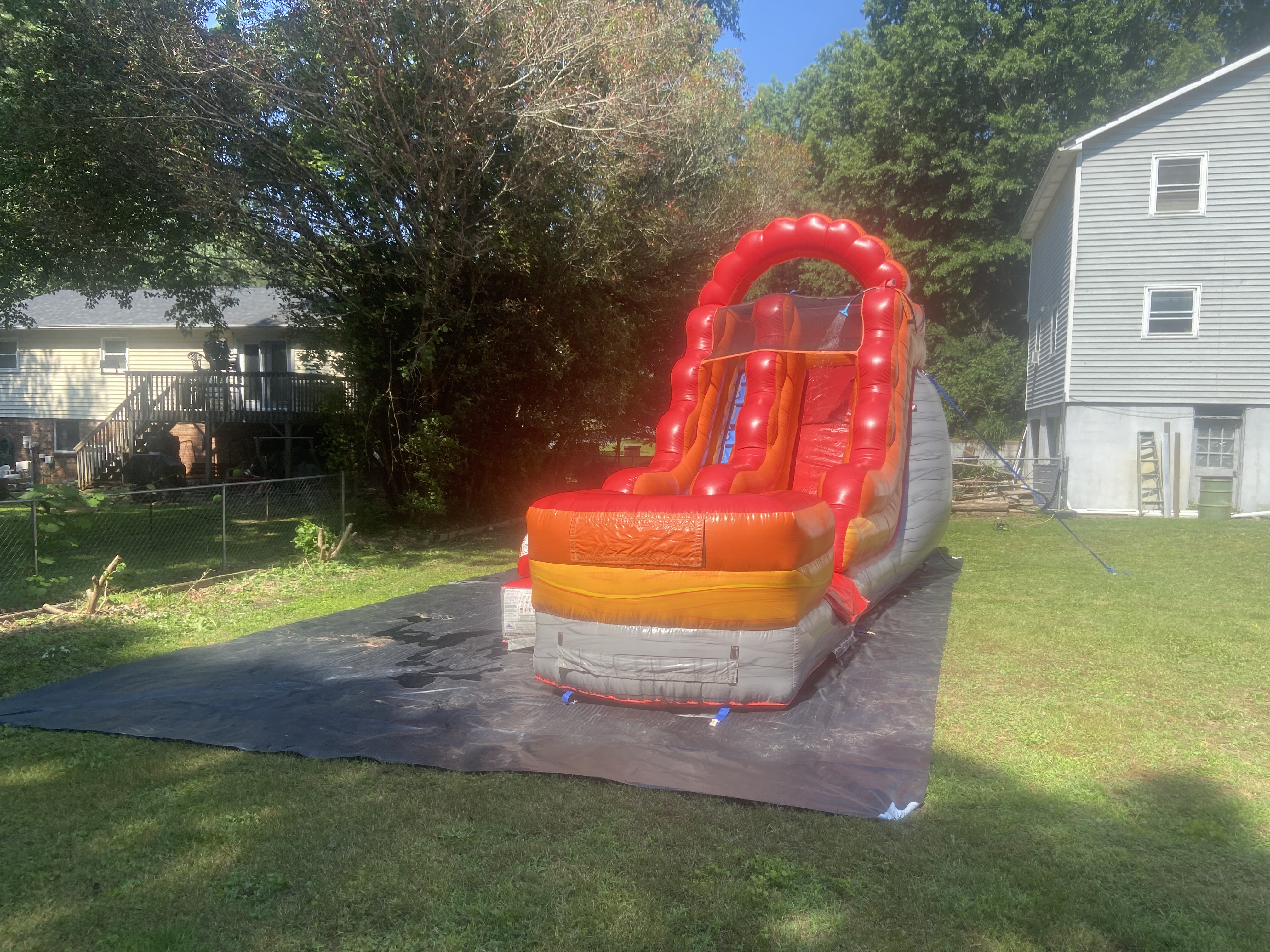 16' Magical Red Marble Slide -DRY - Hire in Winston-Salem, Greensboro ...