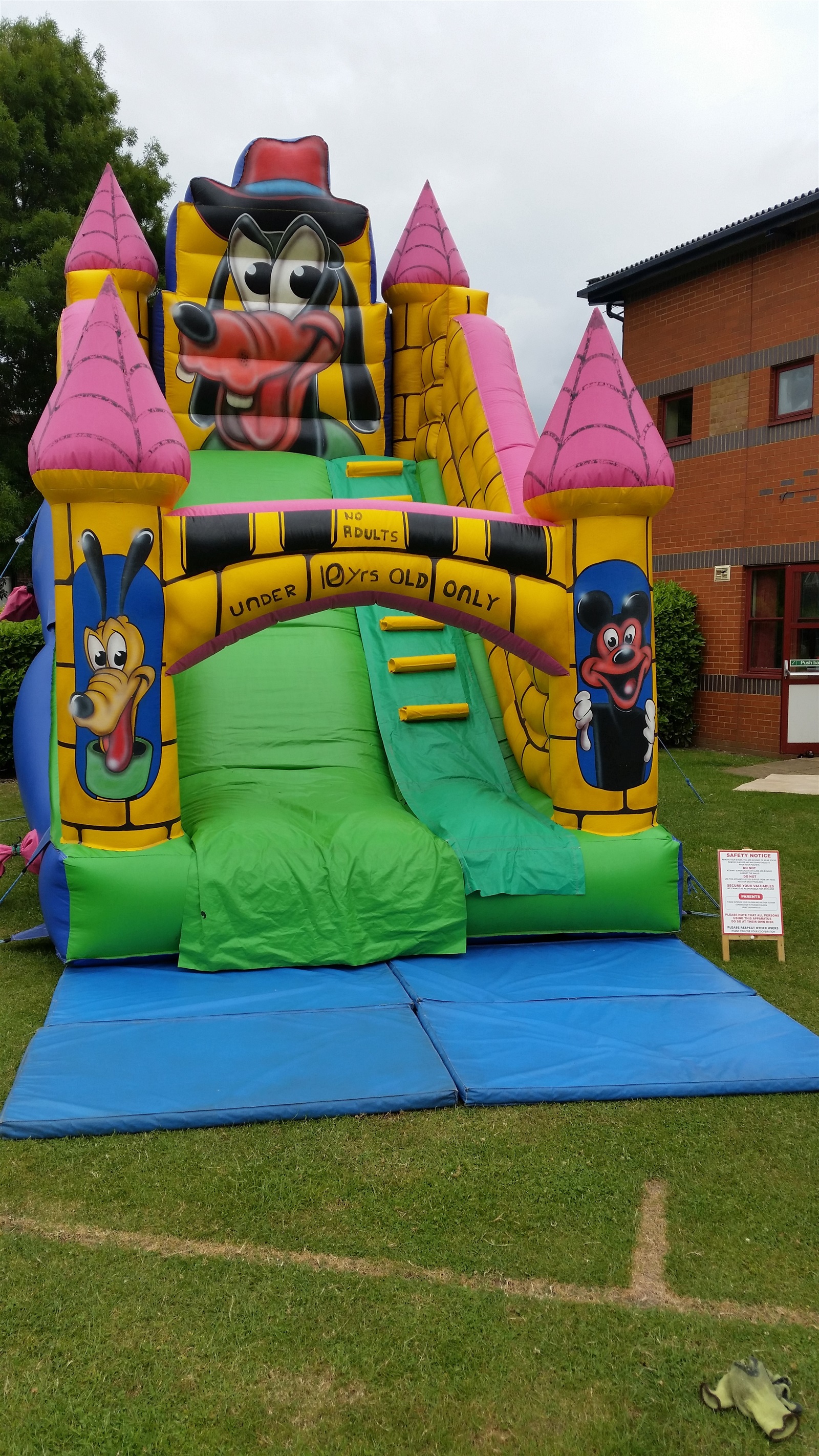 slide bouncy castle hire