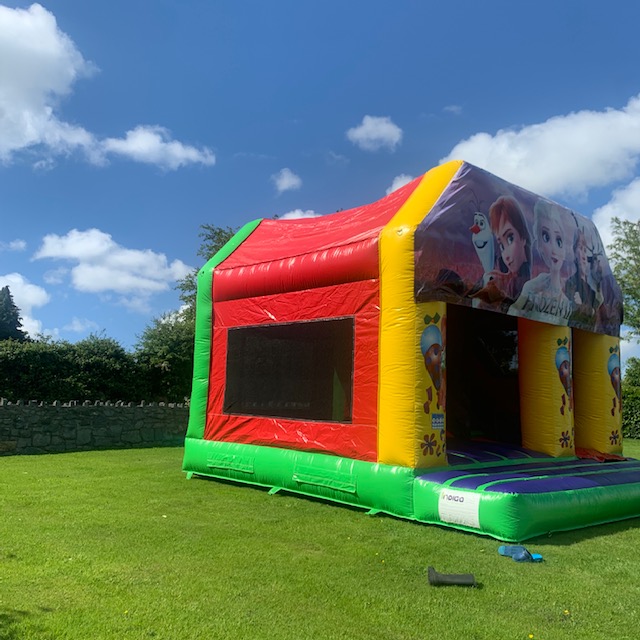 Frozen Combi Bouncy Castle and Marquee hire in Clare, Limerick and