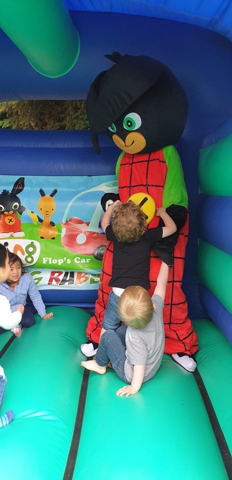 Bing mascot - Bouncy Castle Hire, Soft Play Hire, Inflatable Pub