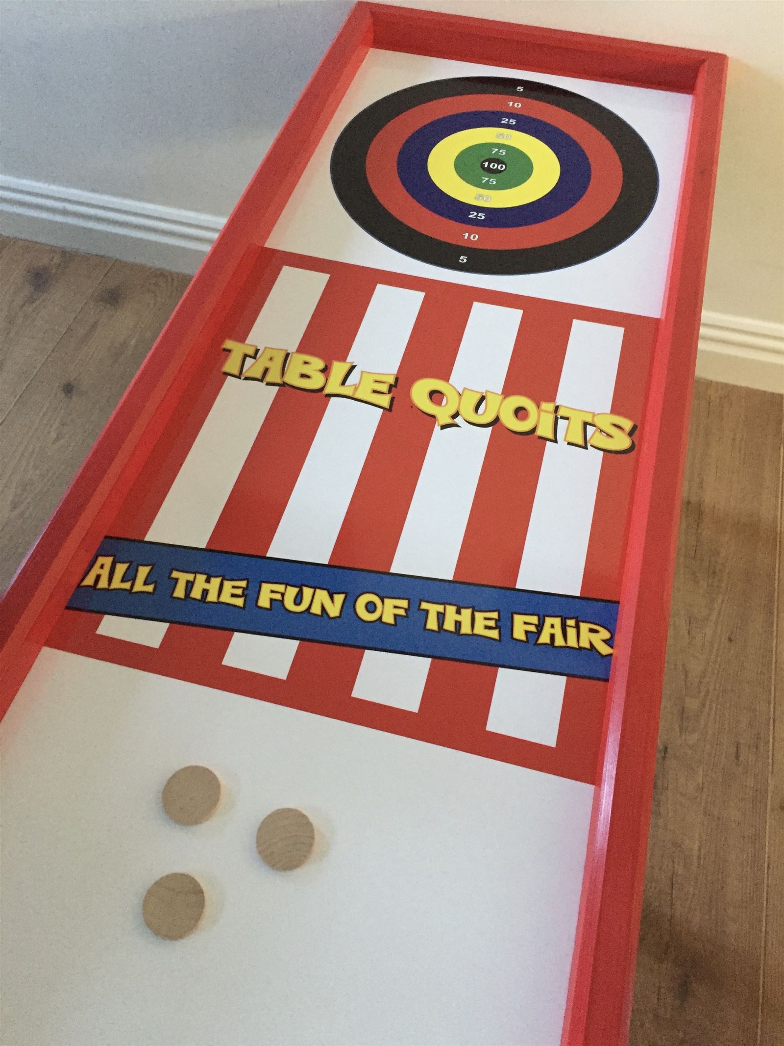 Table Quoits Game Bouncy Castles and soft play hire In Wolverhampton