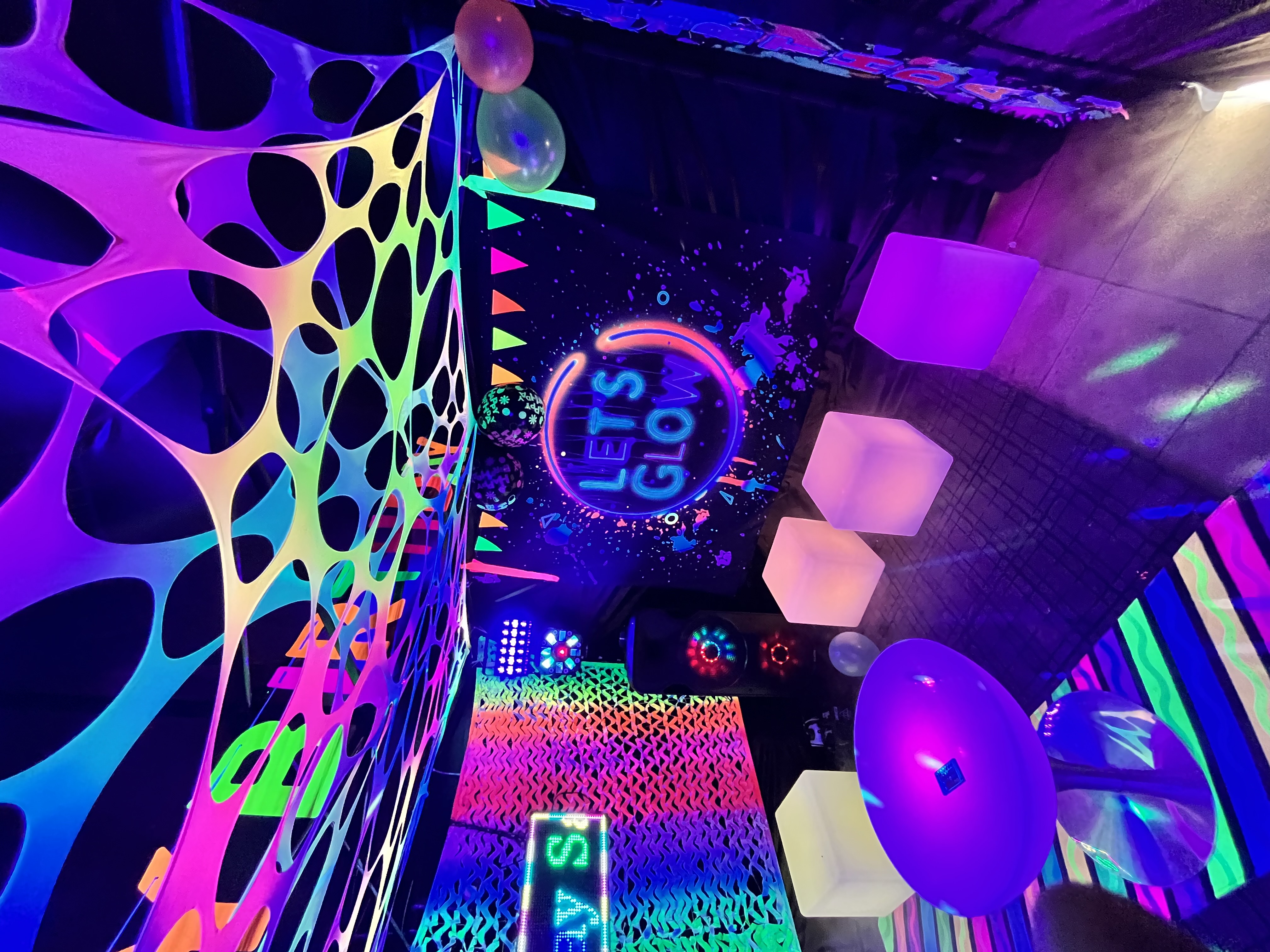 a1 3x3m uv glow party rave tent gazebo inflatable - Hire in Ashford ...