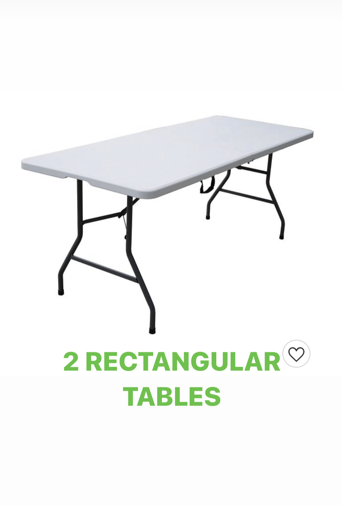 Tables Rentals in Florida, Volusia County, Deland, Deleon Springs