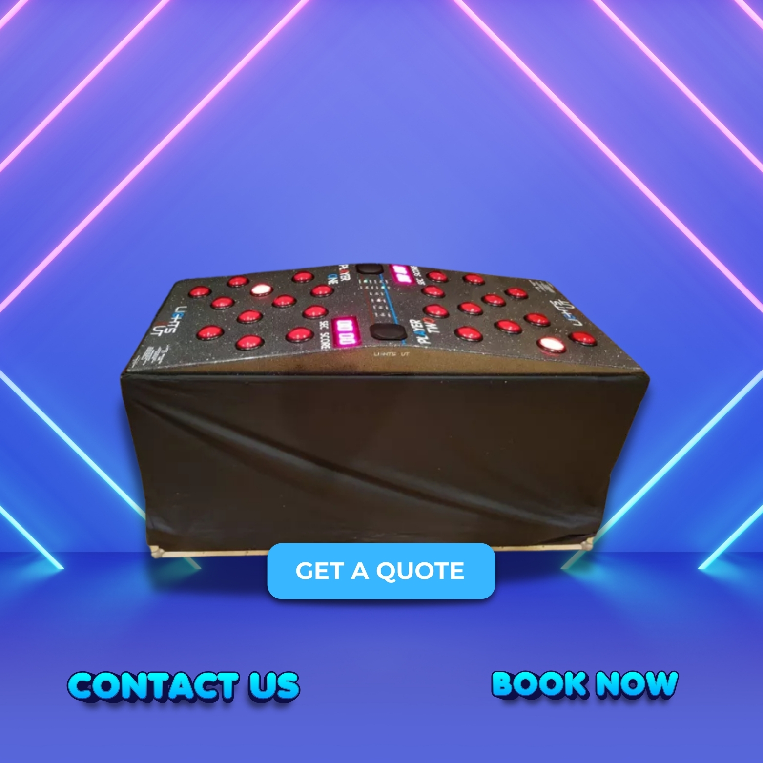 Lights Out electronic games hire - ice-rinks.co.uk in UK | Ice-rink Uk
