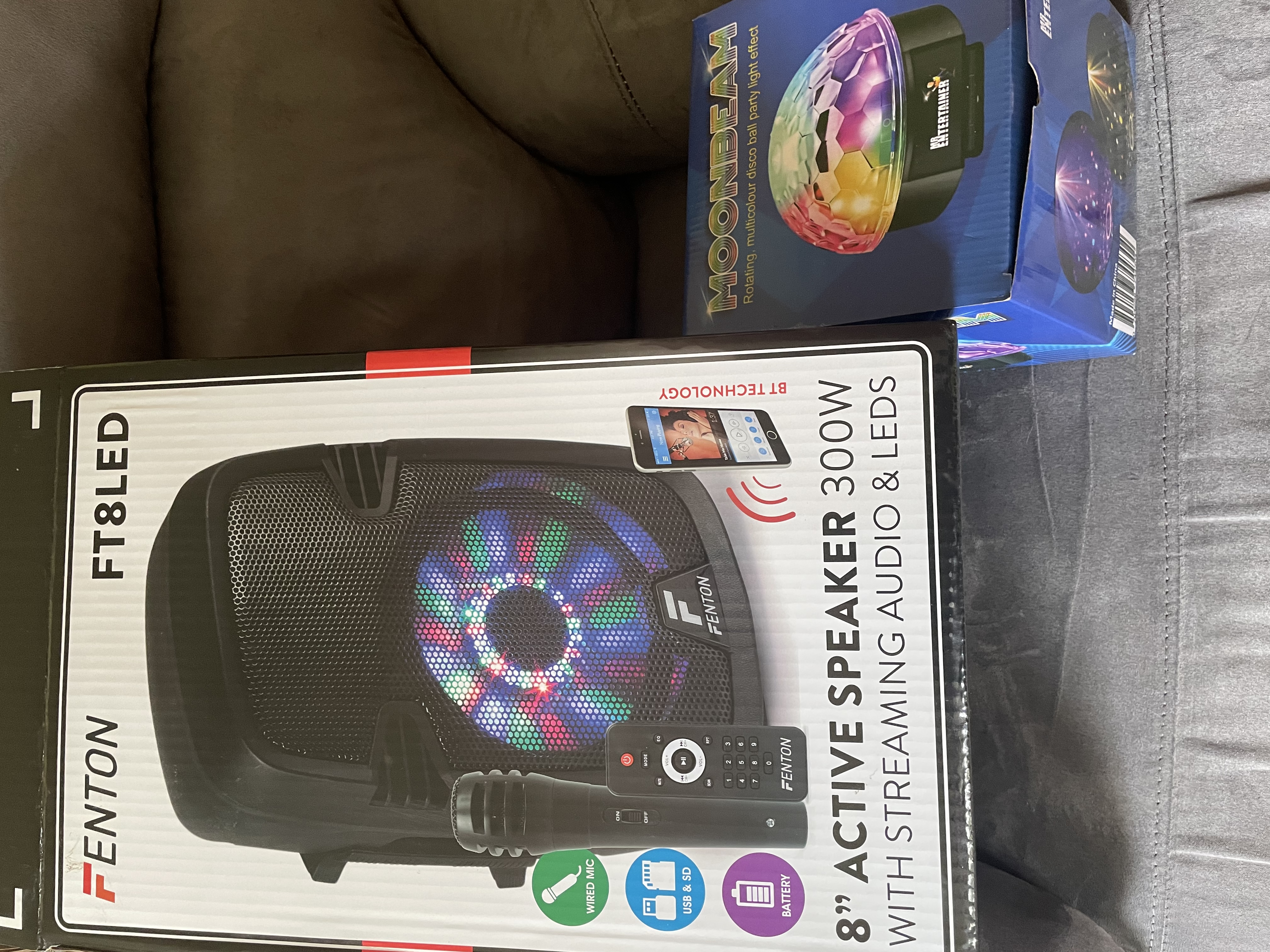 acellories bluetooth disco ball speaker