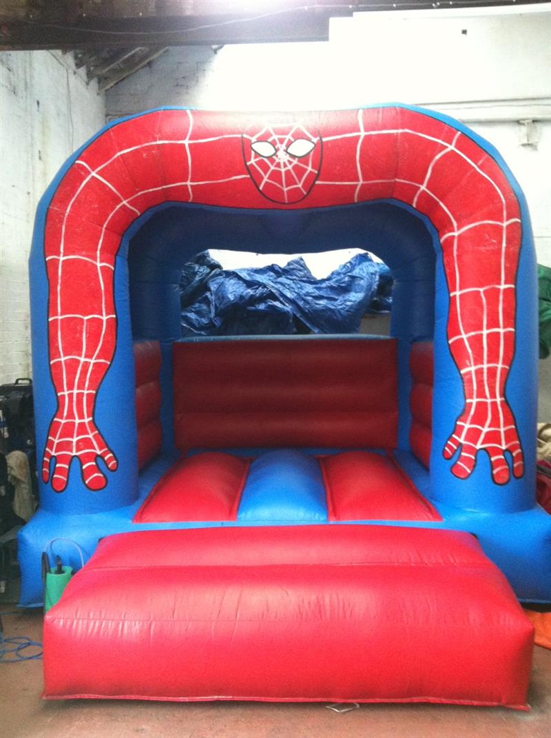 spiderman bouncy castle hire