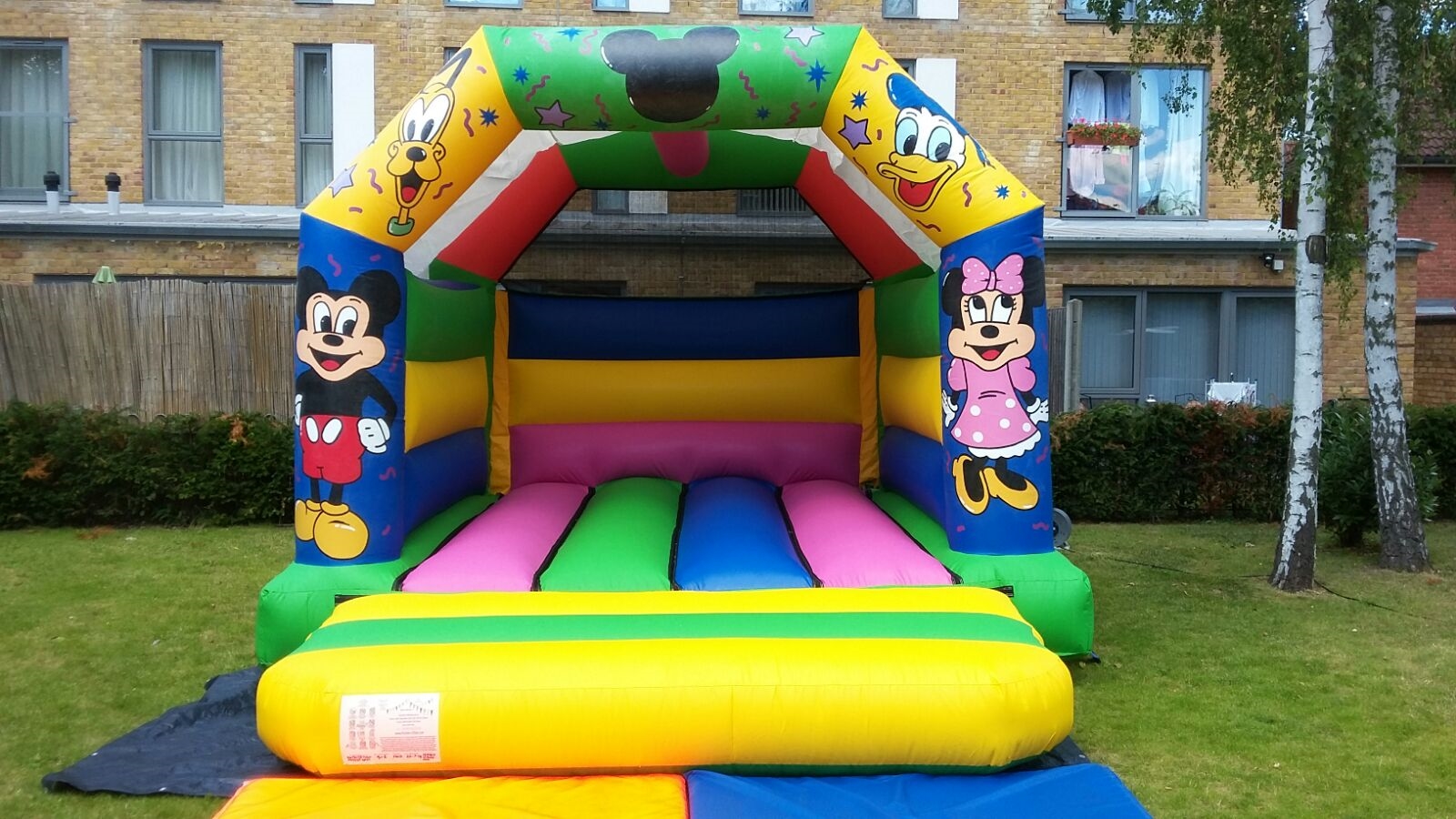 mickey mouse bouncy castle argos