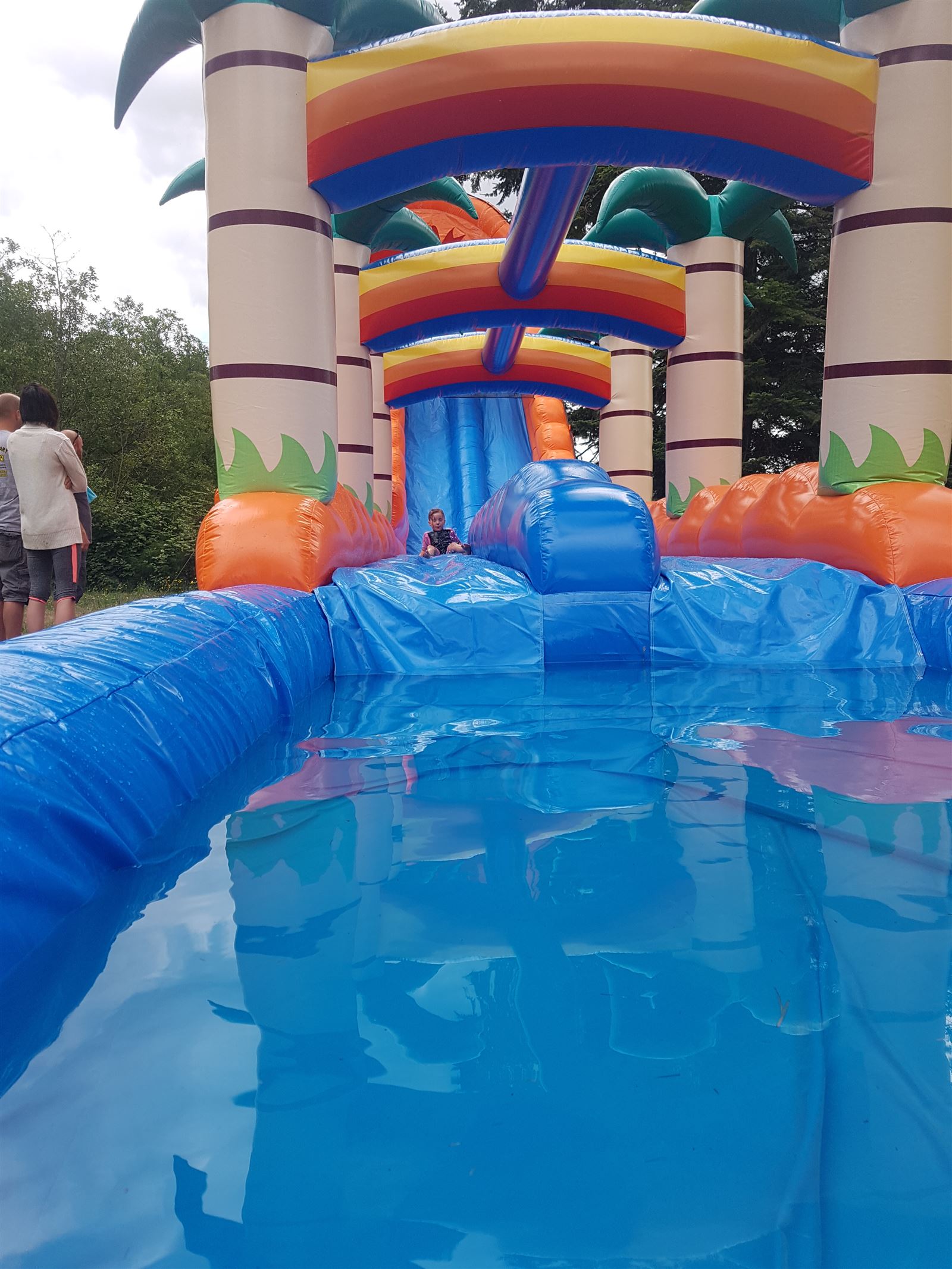 bouncy castle slip and slide