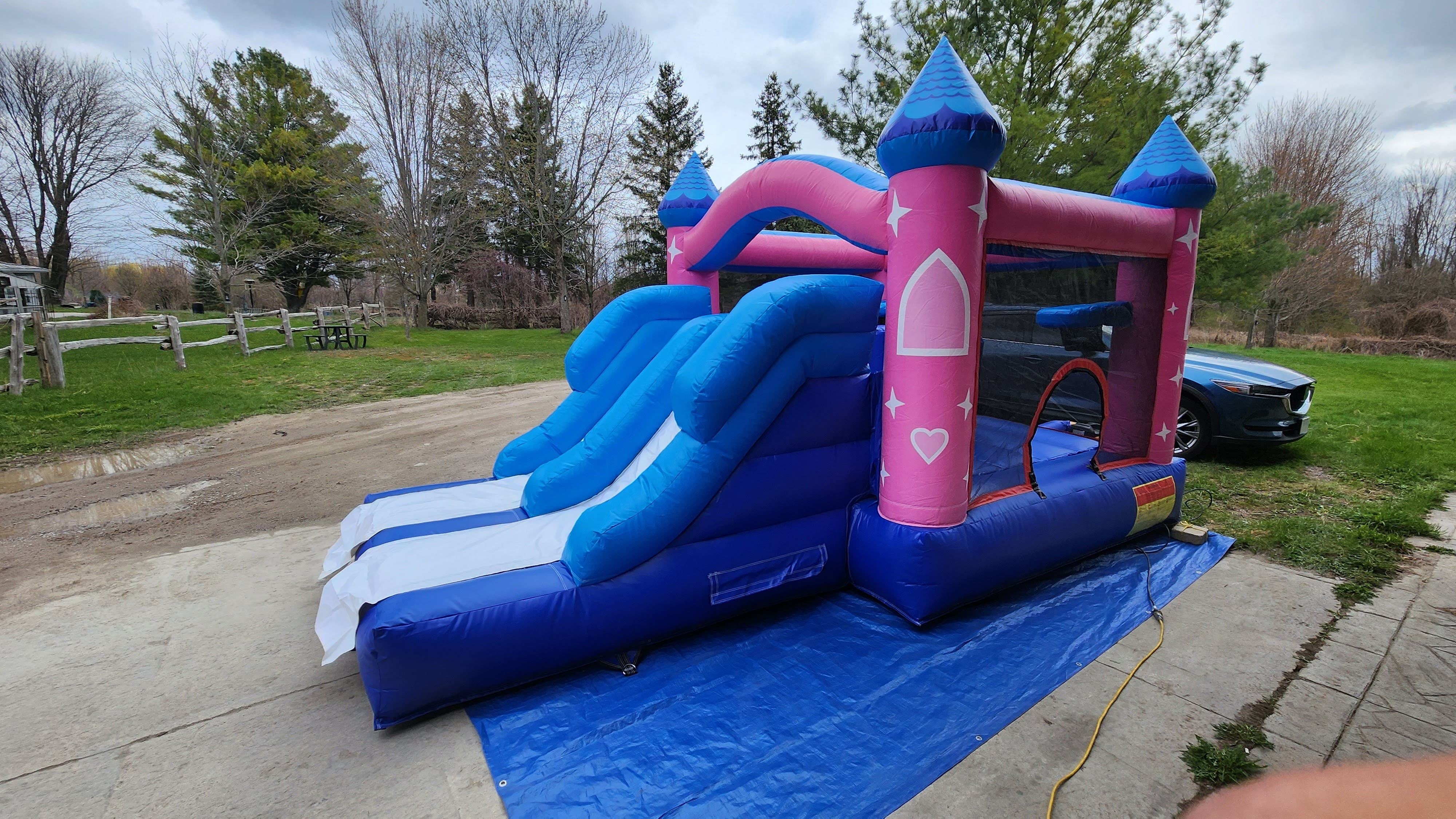Combo Bounce Cupcake Bounce House Pink Cupcake Hire In Innisfil